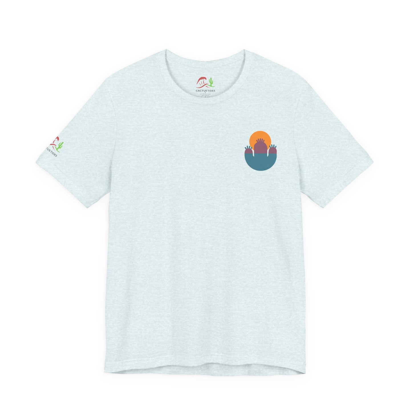 Abstract Sunset Cactus Unisex Jersey Tee