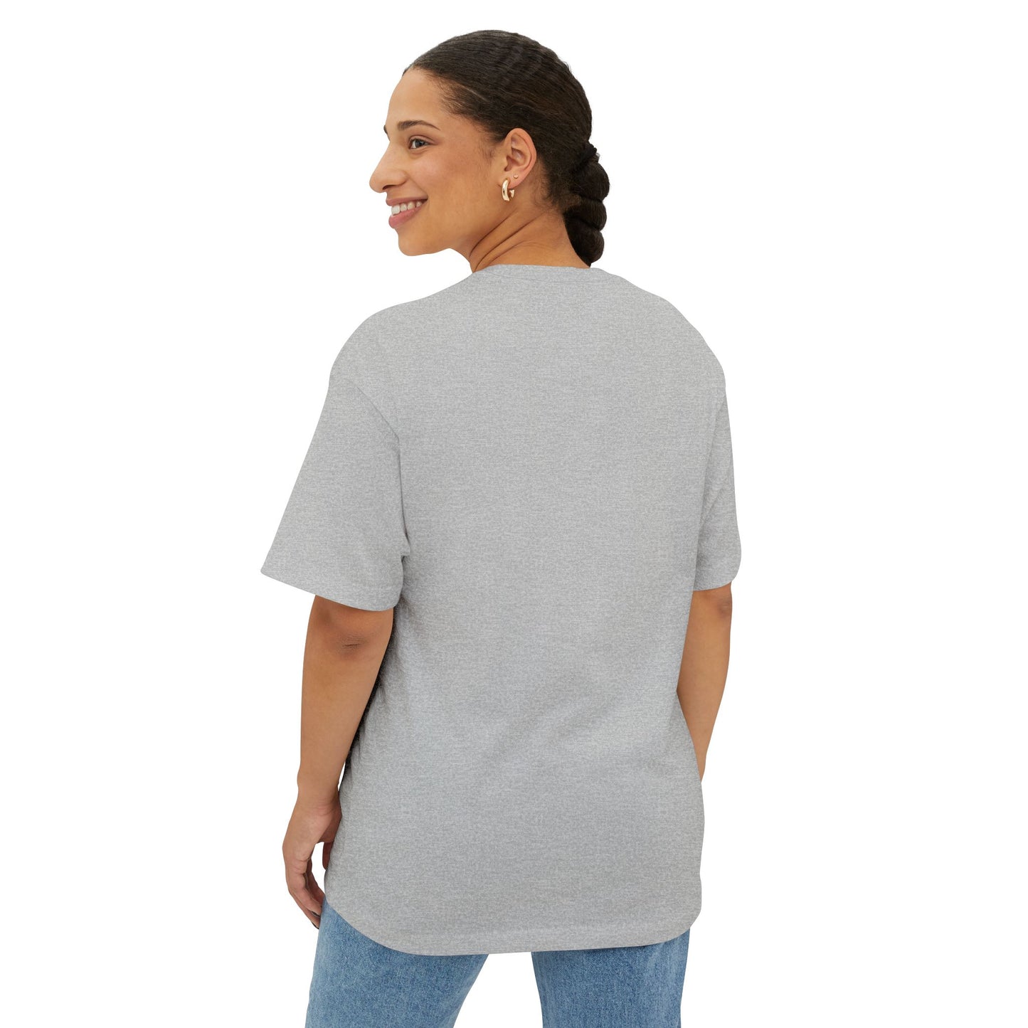 Smiley Checkerboard Oversized T-Shirt