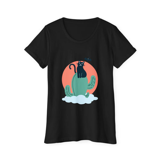 Halloween Cat Women's Organic Short Sleeve T-Shirt