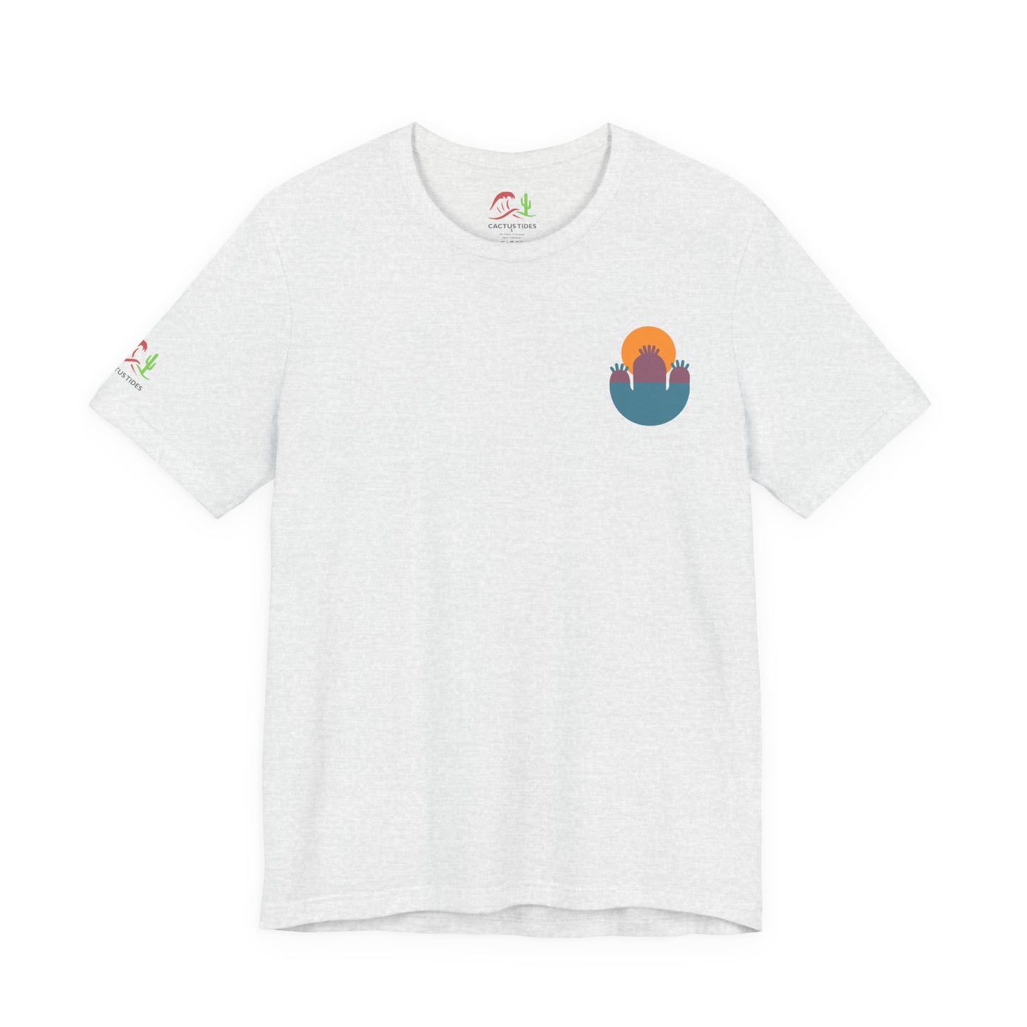 Abstract Sunset Cactus Unisex Jersey Tee