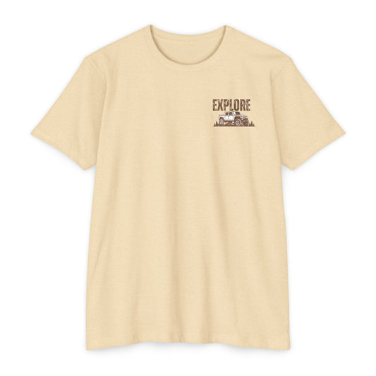Explore The Wild Jeep T-Shirt — Adventure Off-Road Graphic Tee