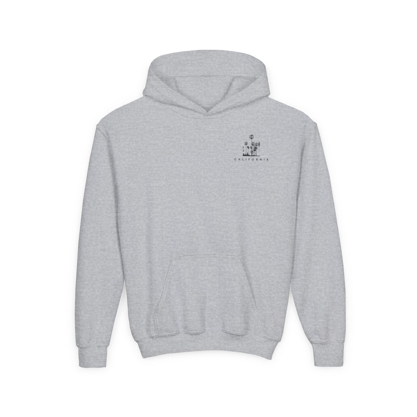 California Palm Graphic Hoodie — Youth Hooded Sweatshirt