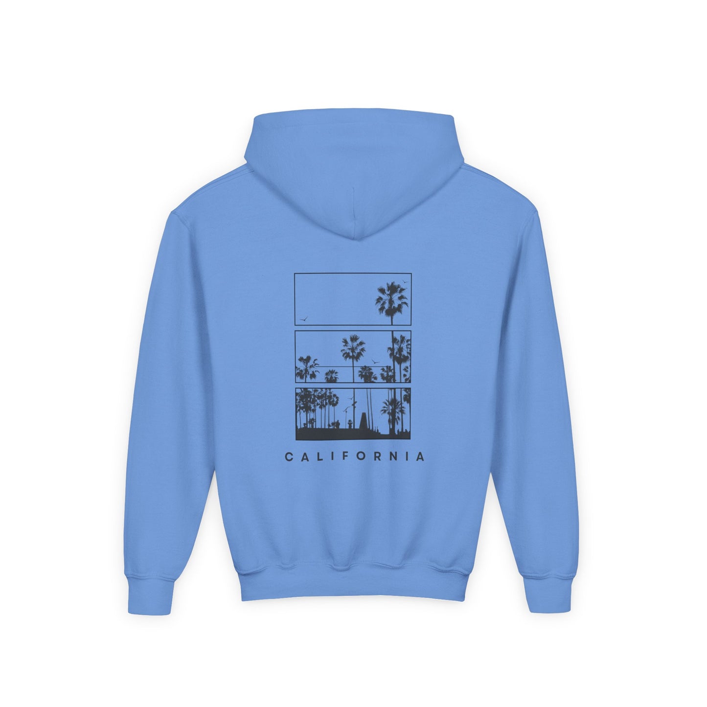 California Palm Graphic Hoodie — Youth Hooded Sweatshirt