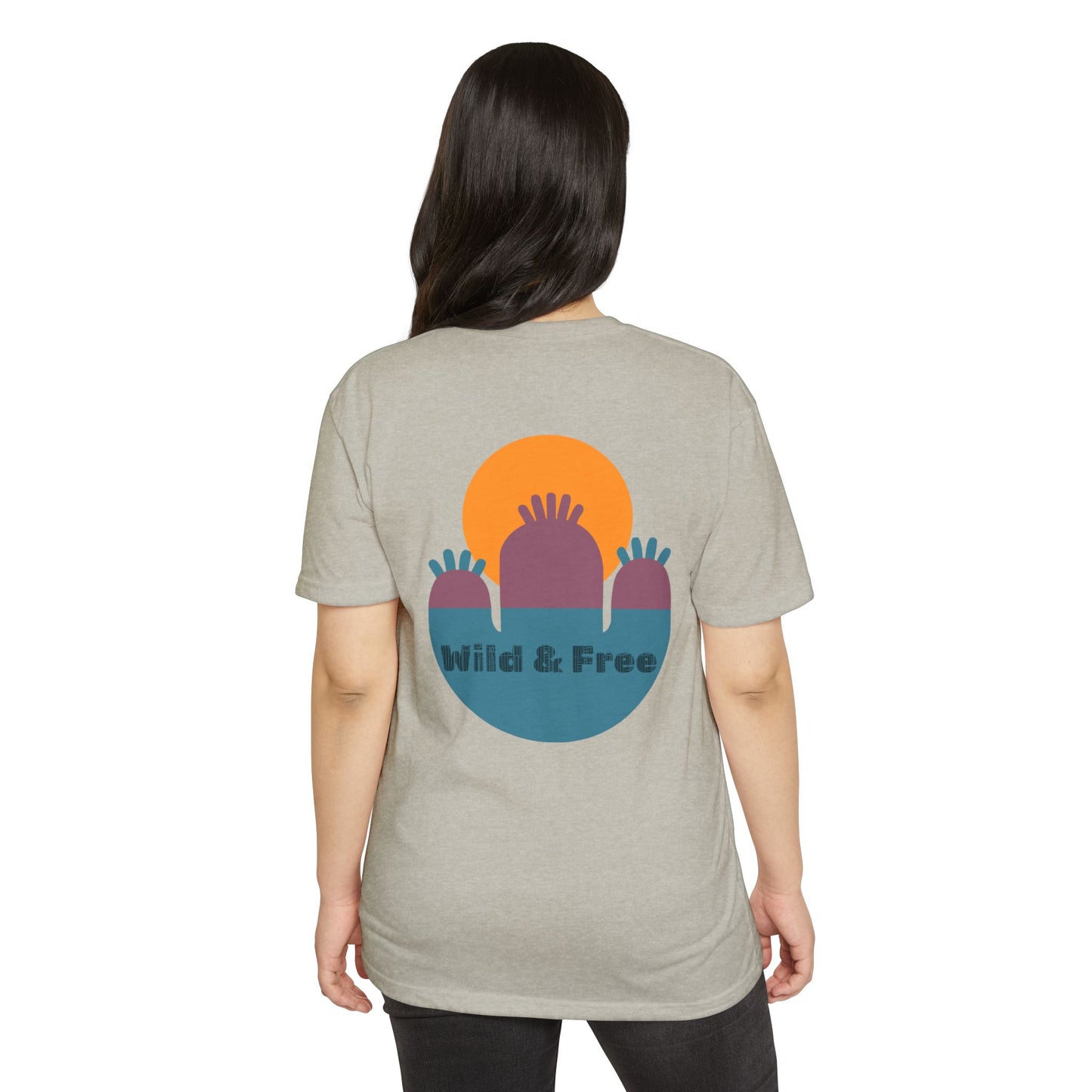 Wild & Free Cactus T-Shirt — Retro Desert Graphic Tee