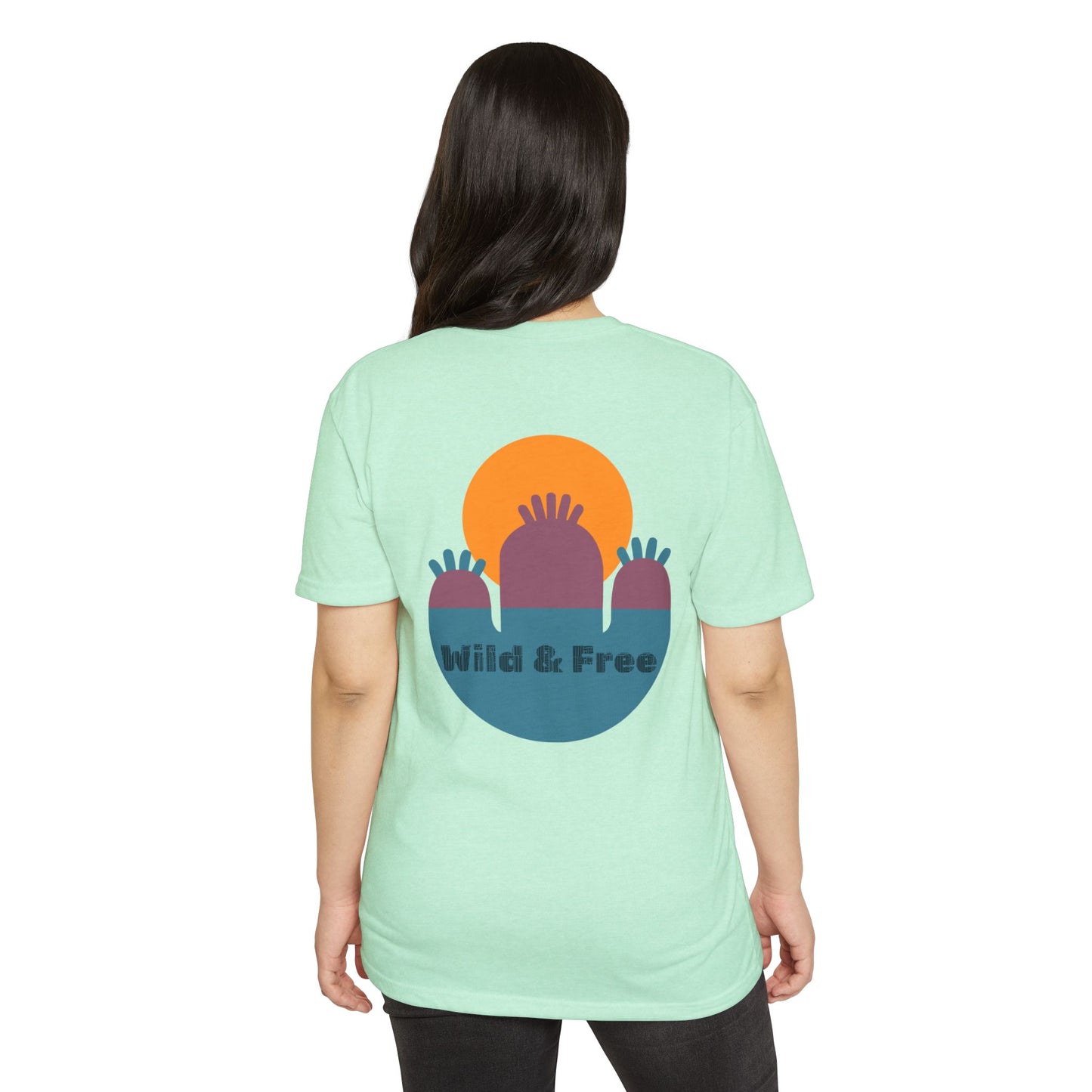 Wild & Free Cactus T-Shirt — Retro Desert Graphic Tee