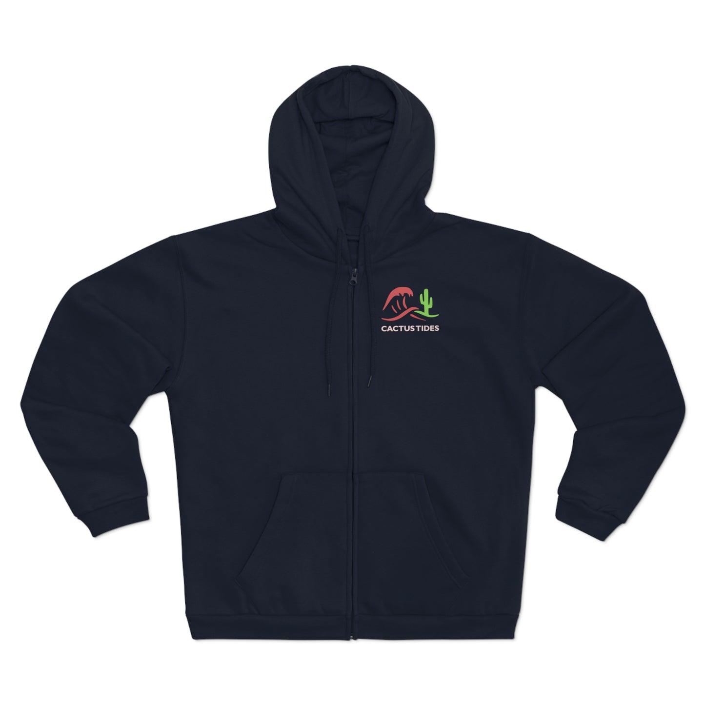 Cactus Tides Zip-Up Hoodie