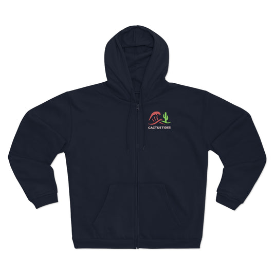 Cactus Tides Zip-Up Hoodie