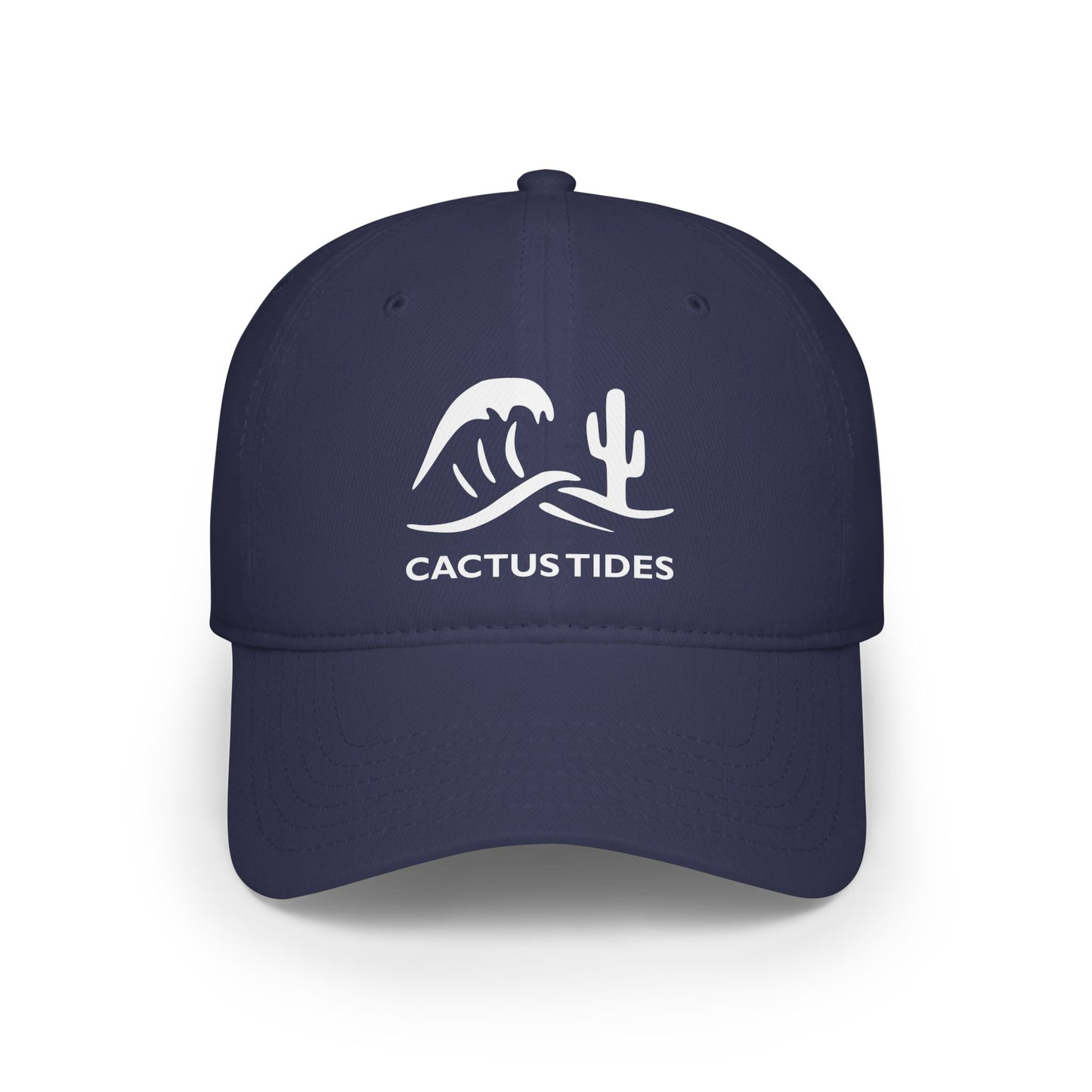 Cactus Waves Cap, Casual Summer Hat, Beach Style Cap, Outdoor Adventure Ball Cap, Gift for Nature Lovers