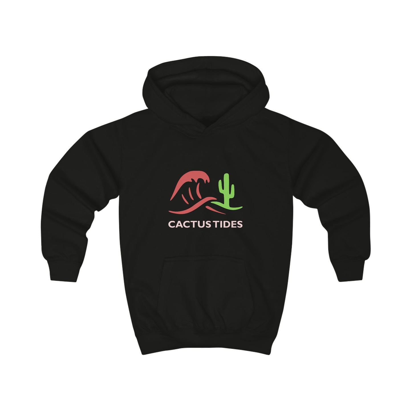 Cute Cactus Tides Kids Hoodie
