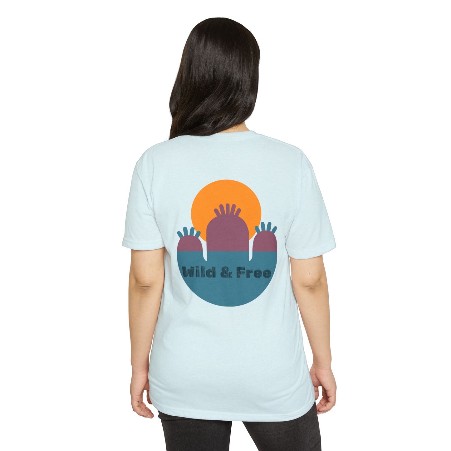 Wild & Free Cactus T-Shirt — Retro Desert Graphic Tee