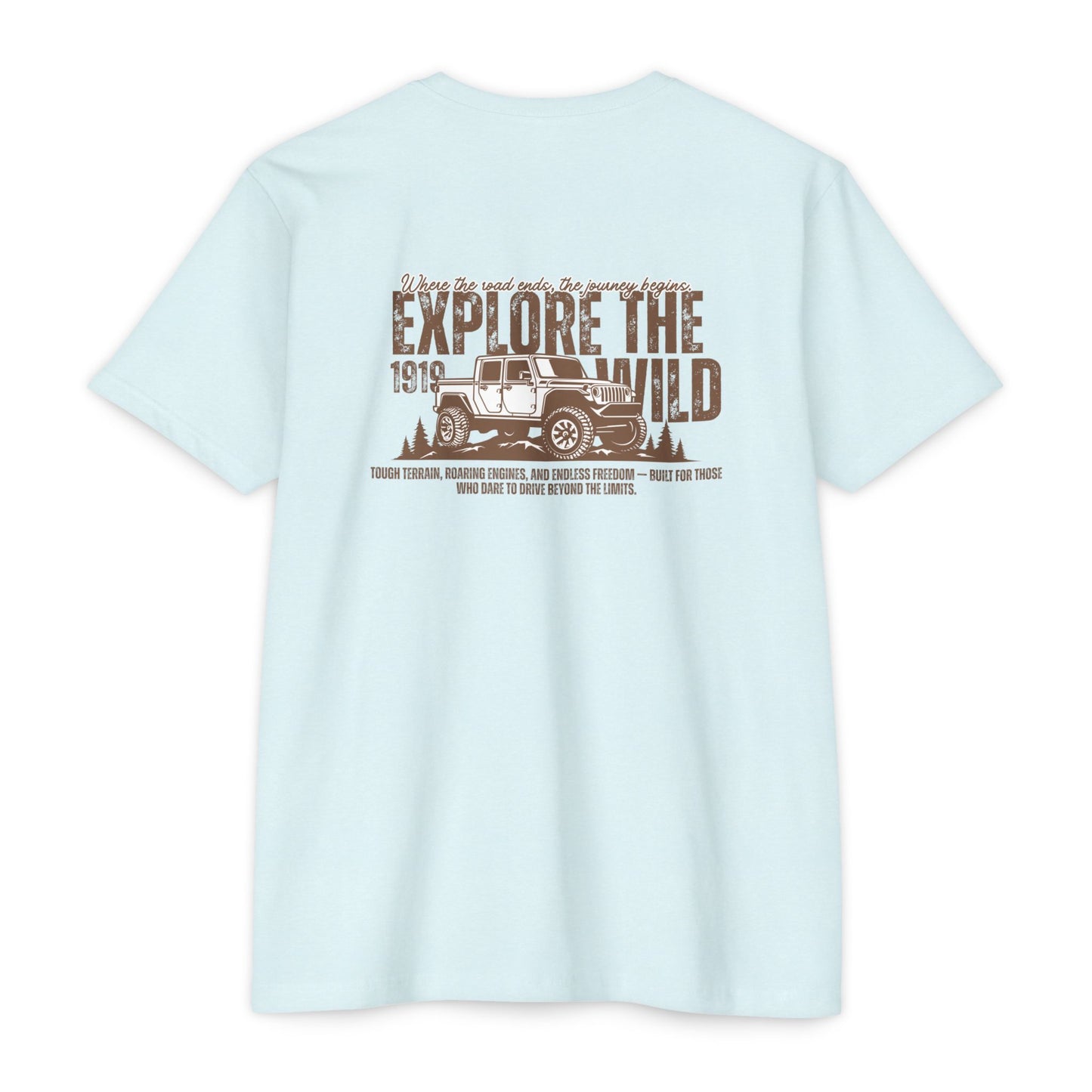 Explore The Wild Jeep T-Shirt — Adventure Off-Road Graphic Tee