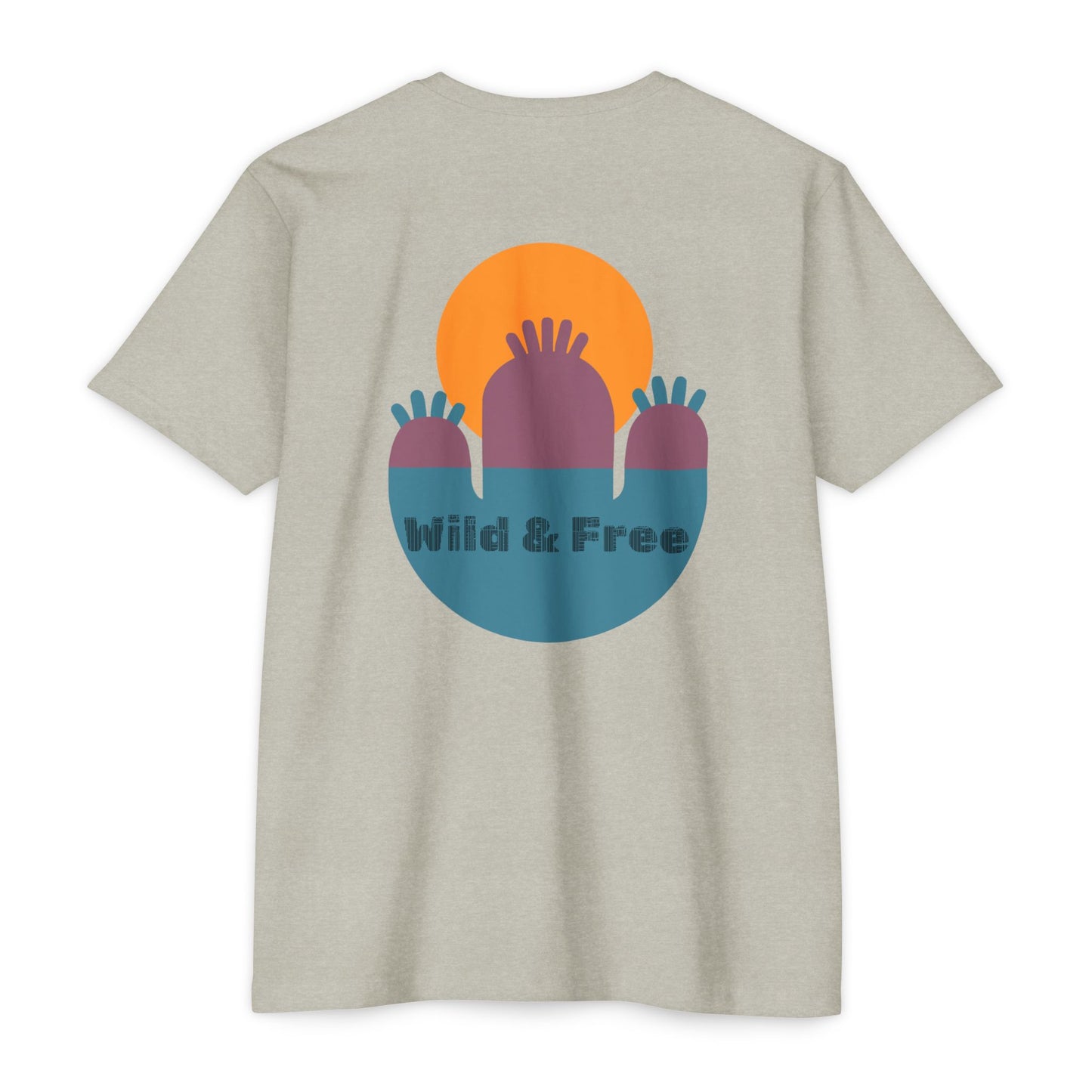 Wild & Free Cactus T-Shirt — Retro Desert Graphic Tee