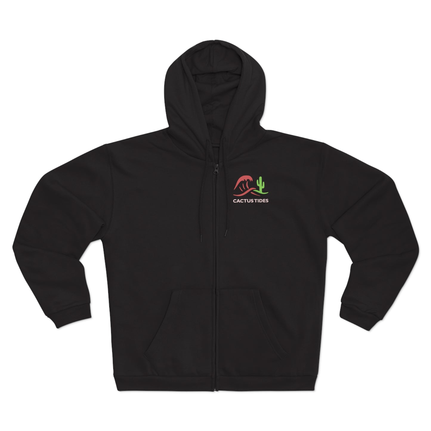 Cactus Tides Zip-Up Hoodie