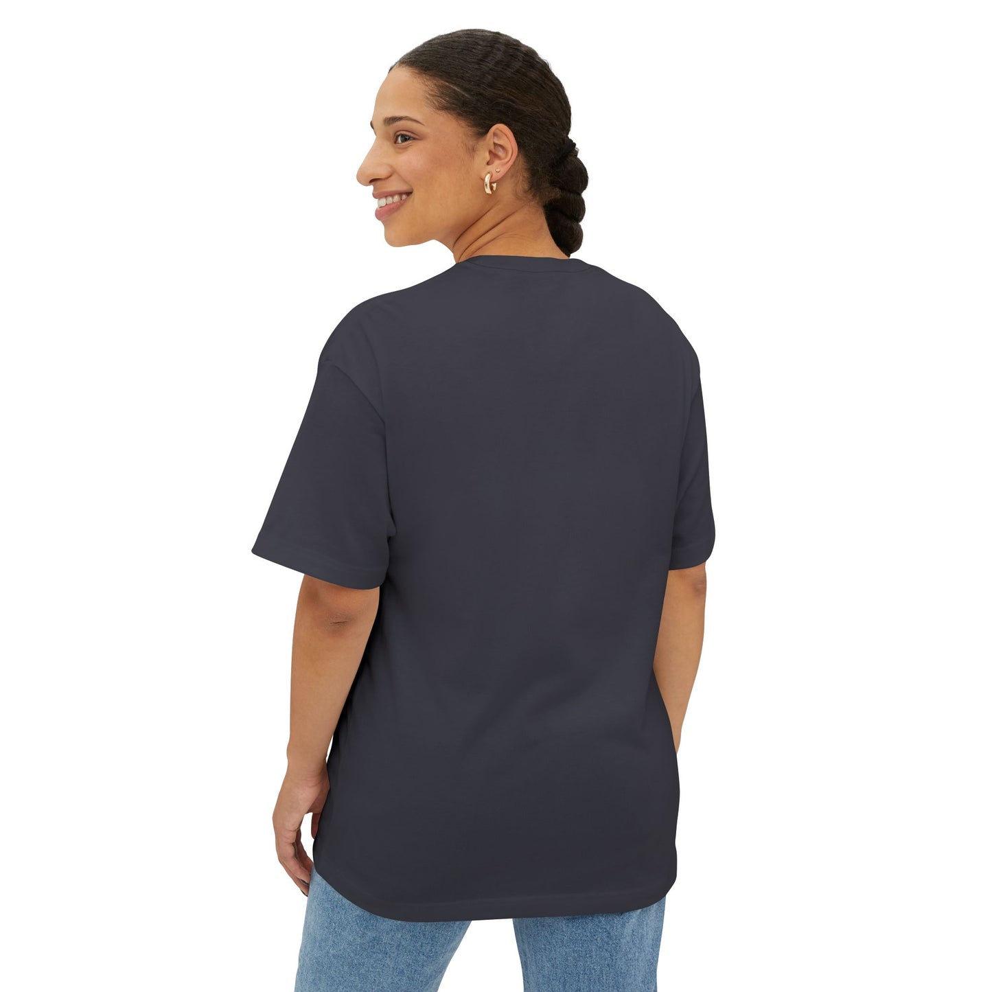 Smiley Checkerboard Oversized T-Shirt