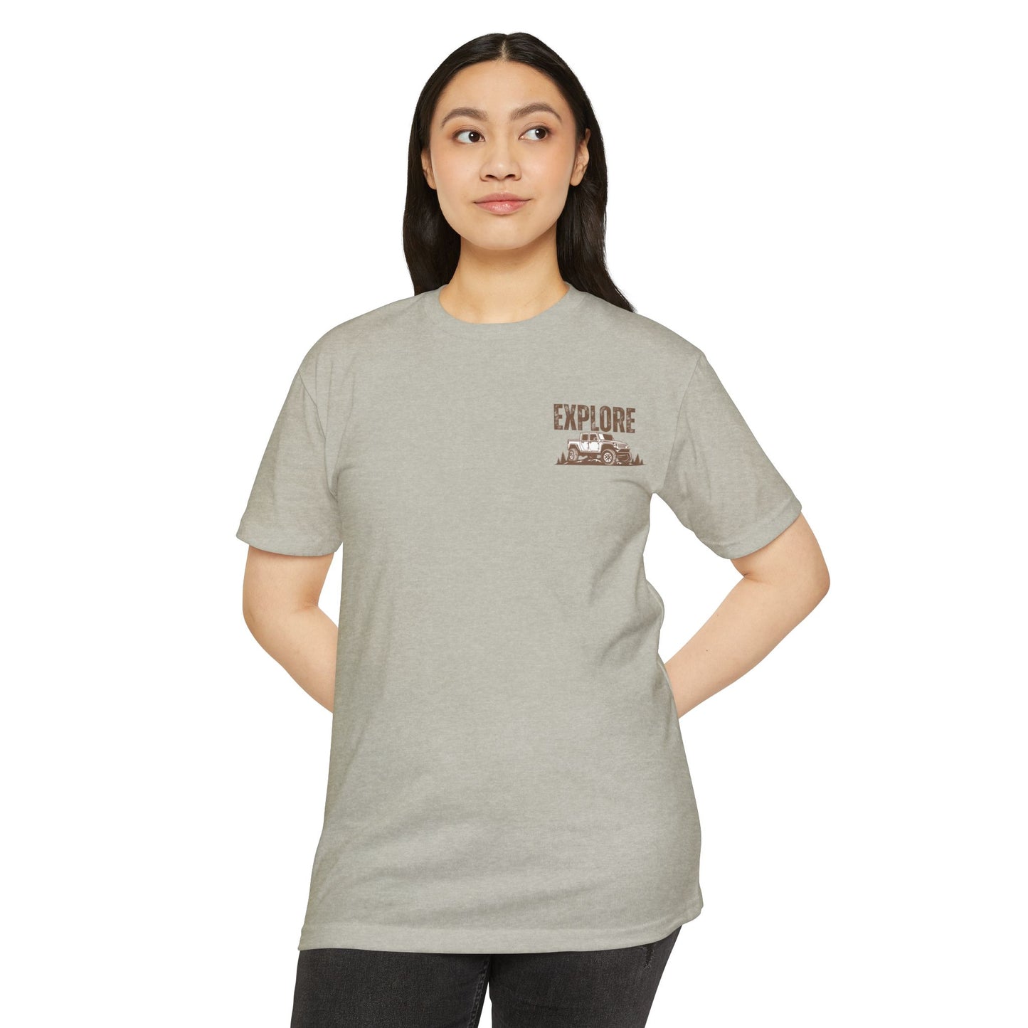 Explore The Wild Jeep T-Shirt — Adventure Off-Road Graphic Tee