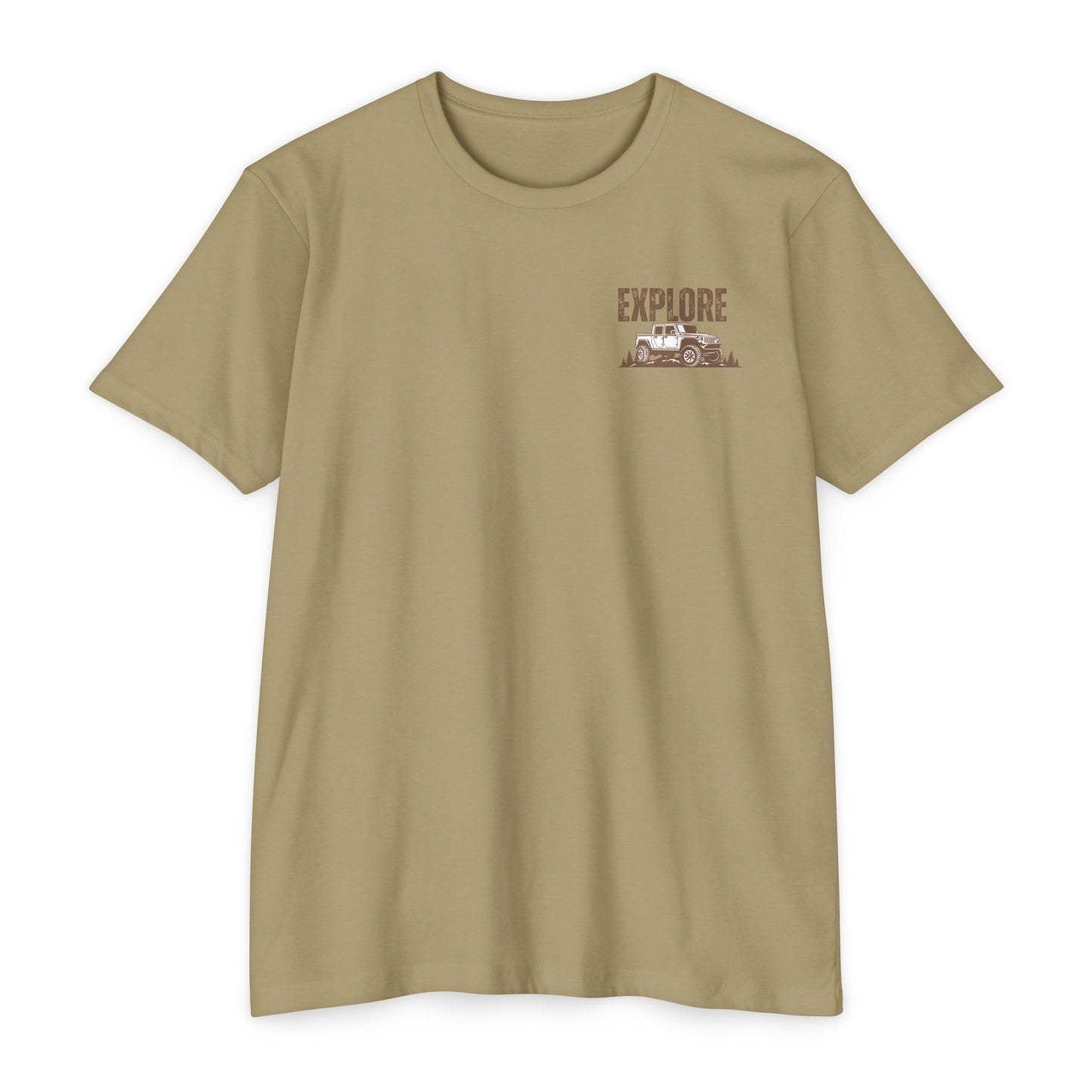 Explore The Wild Jeep T-Shirt — Adventure Off-Road Graphic Tee