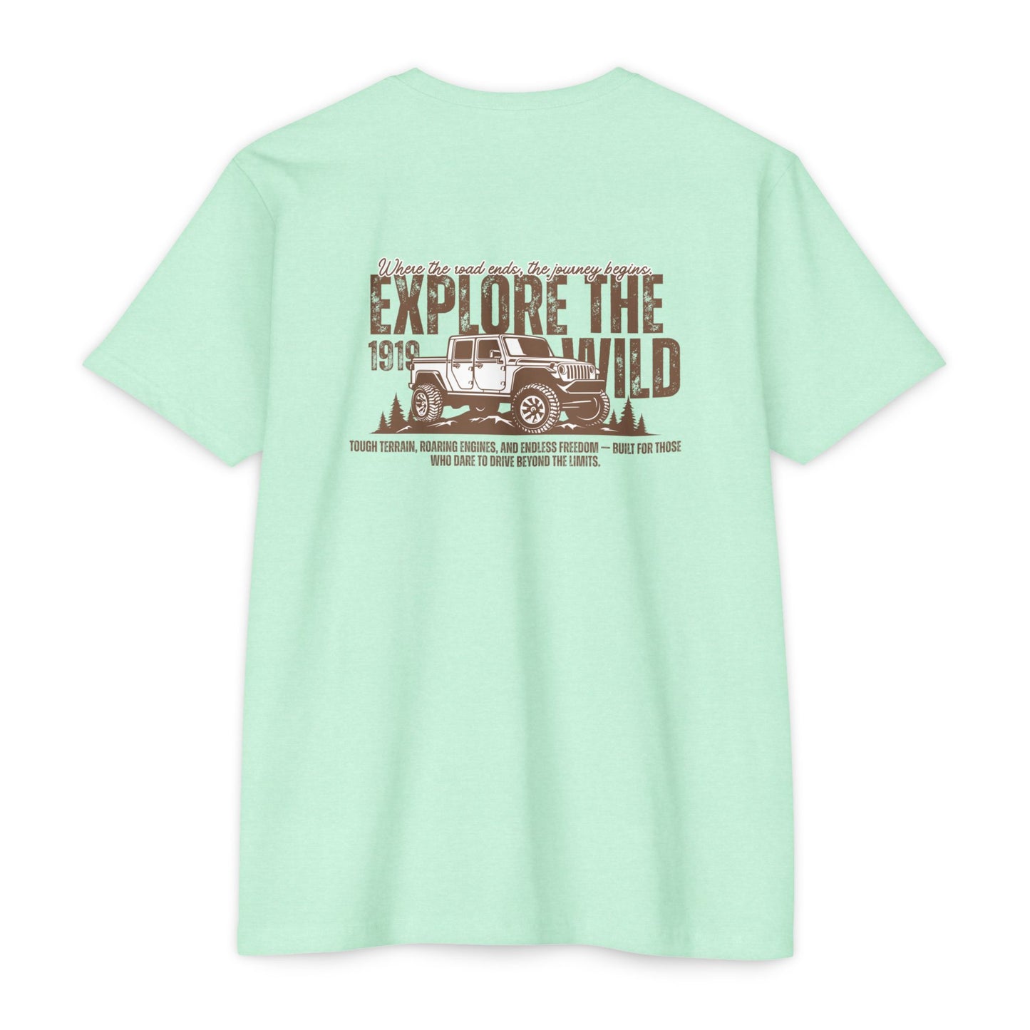 Explore The Wild Jeep T-Shirt — Adventure Off-Road Graphic Tee