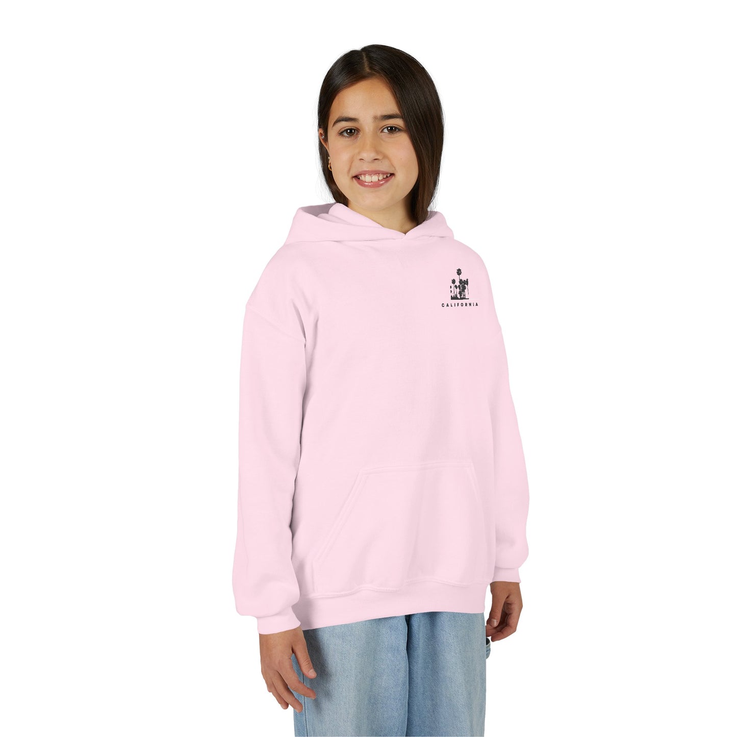 California Palm Graphic Hoodie — Youth Hooded Sweatshirt