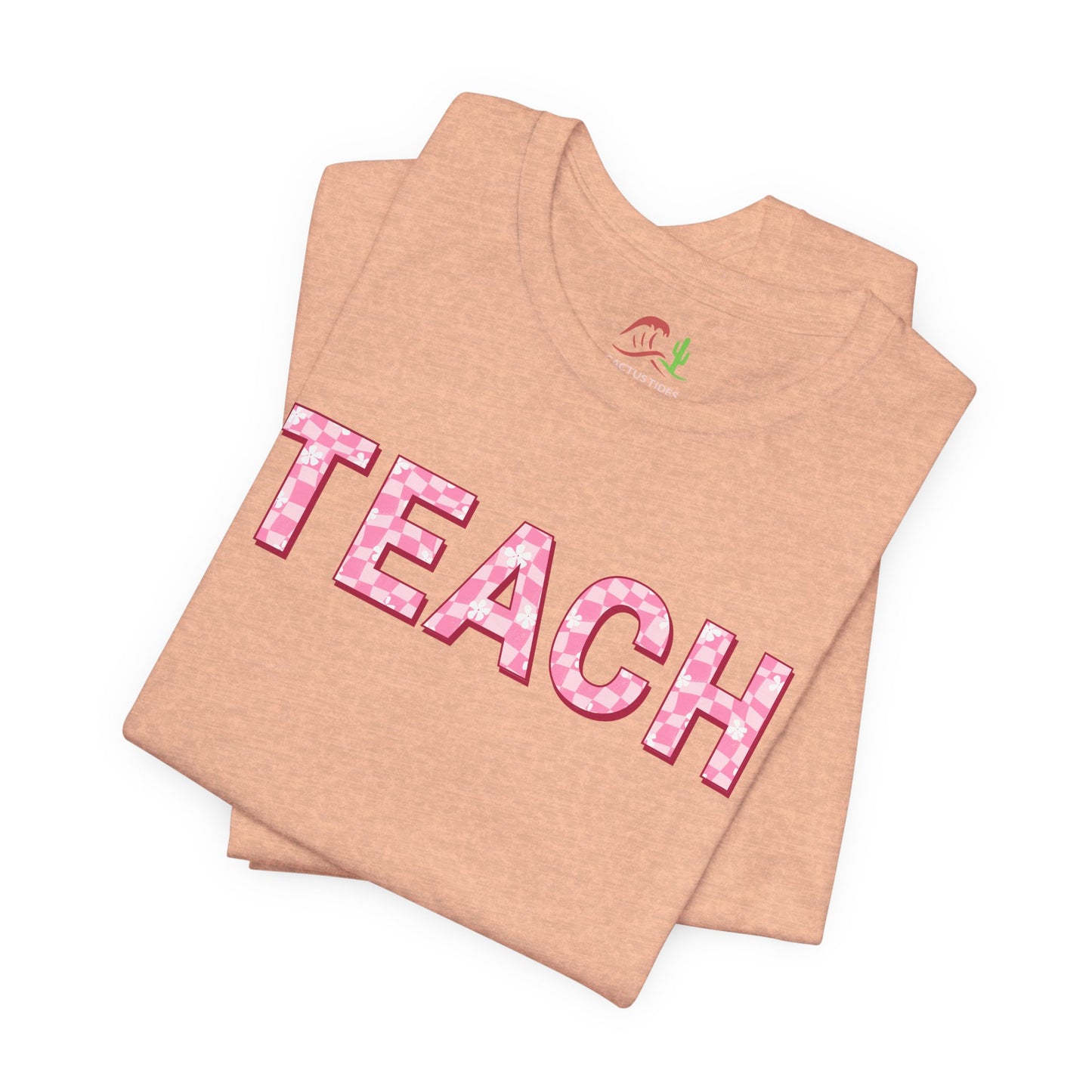 Teach Floral Tee