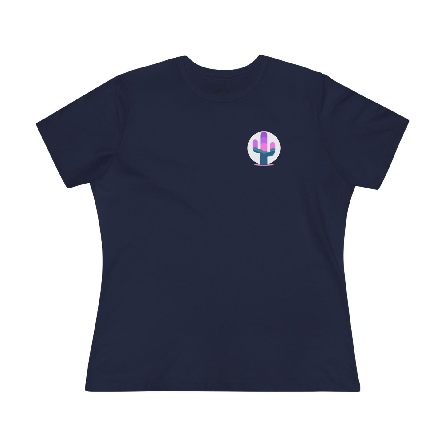 Sunset Cactus Logo- Women's Tee