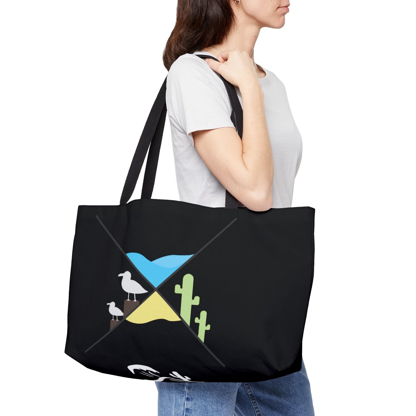 Adventure-Inspired Weekender Tote Bag, Perfect for Travel, Beach Days, or Picnics, Nature Lover Gift, Travel Essentials