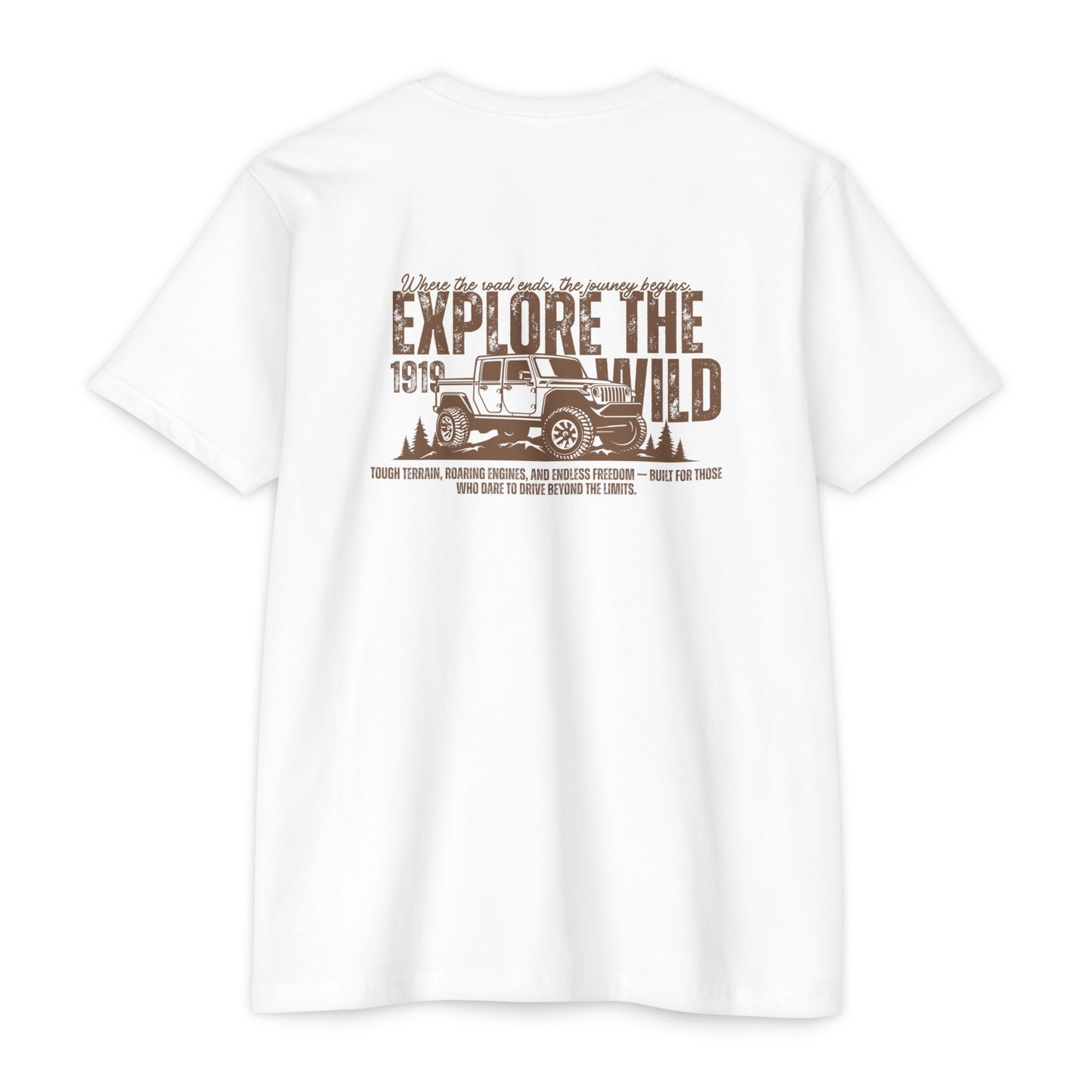 Explore The Wild Jeep T-Shirt — Adventure Off-Road Graphic Tee