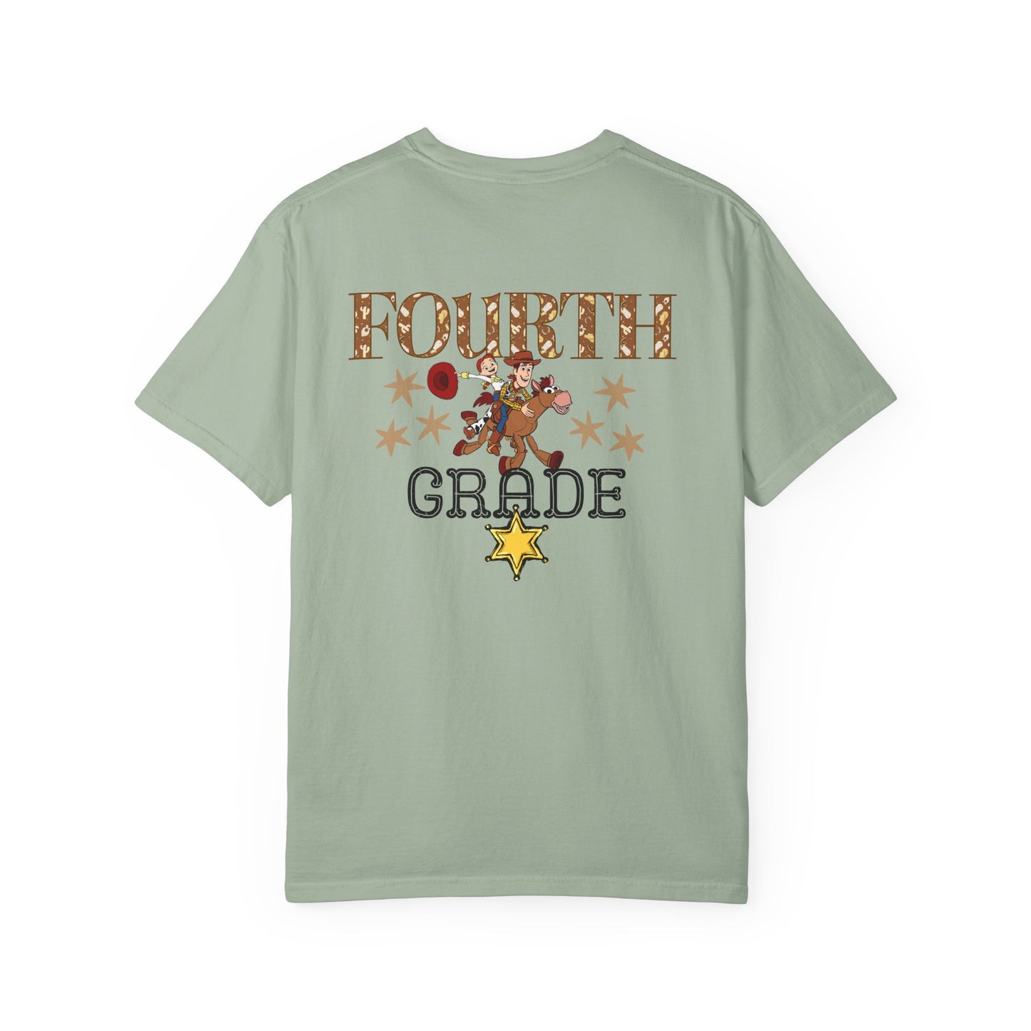 Fourth Grade T-Shirt — Cute Cowboy School Spirit Tee