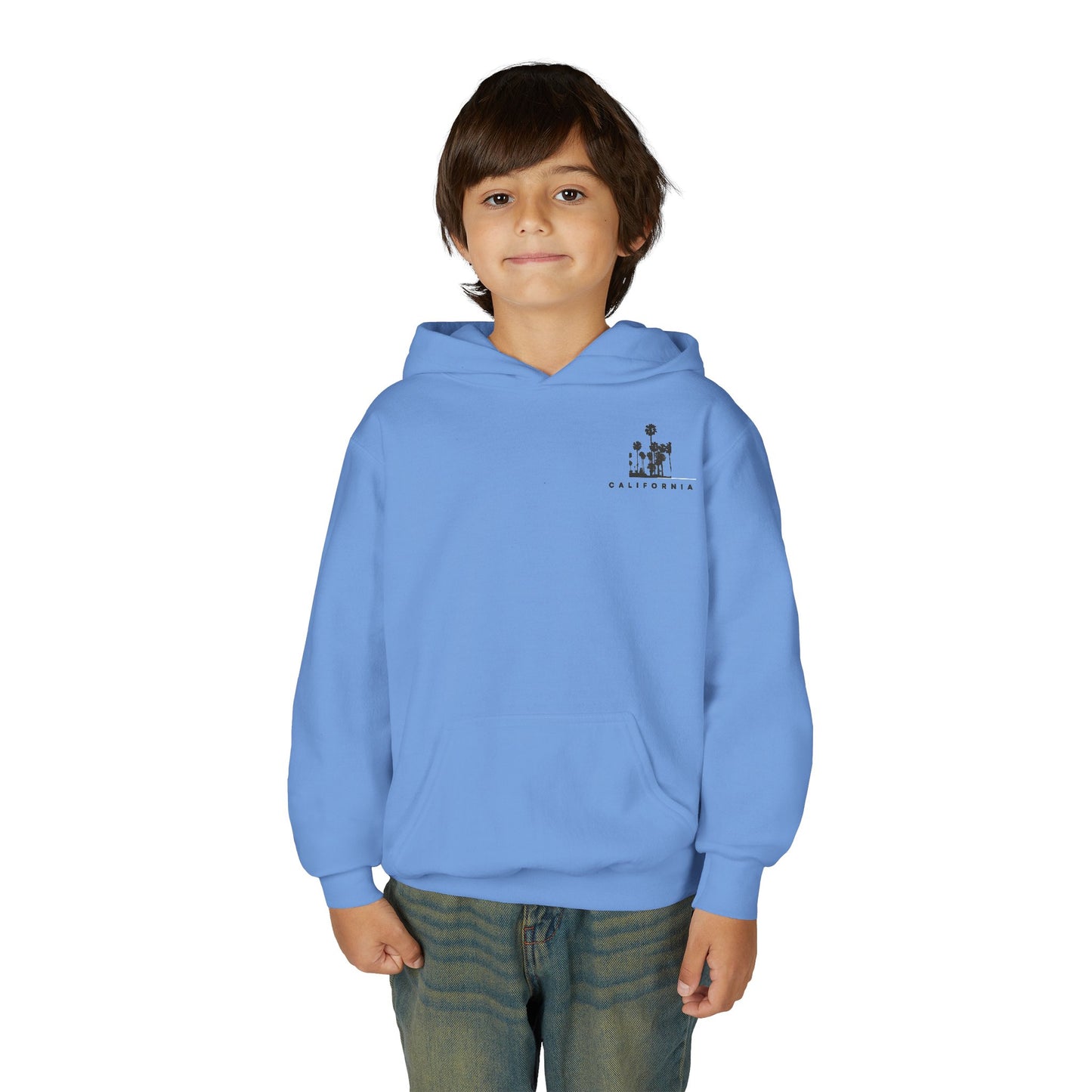 California Palm Graphic Hoodie — Youth Hooded Sweatshirt