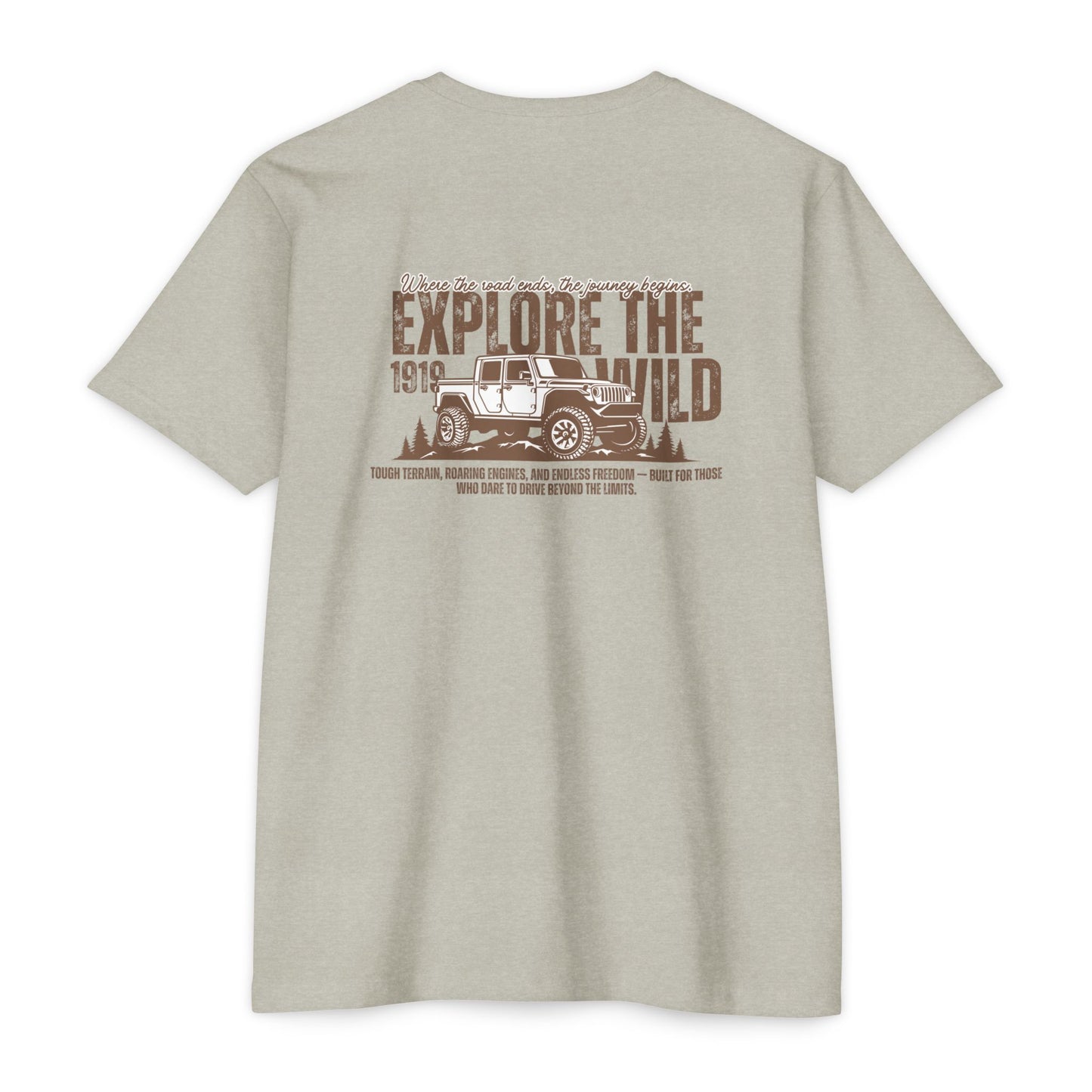 Explore The Wild Jeep T-Shirt — Adventure Off-Road Graphic Tee