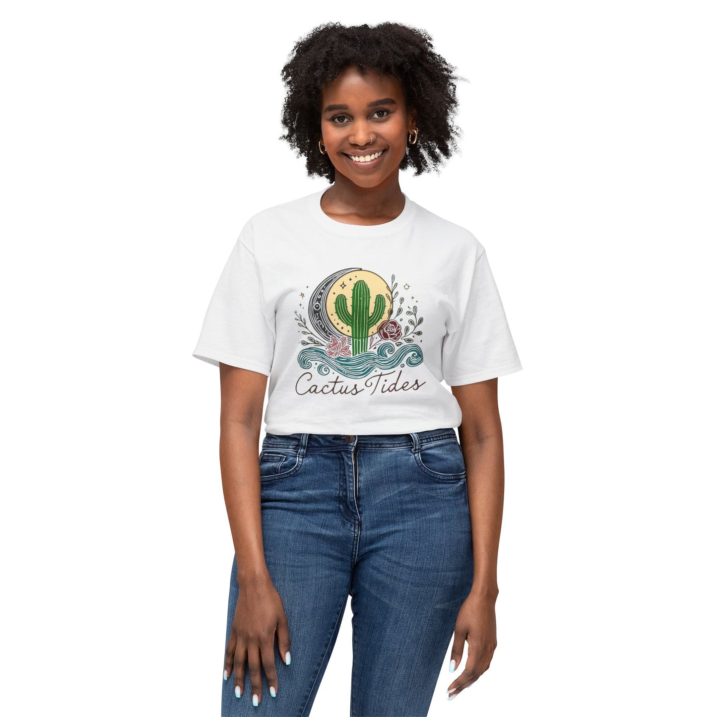 Cactus Tides T-Shirt — Coastal Desert Graphic Tee