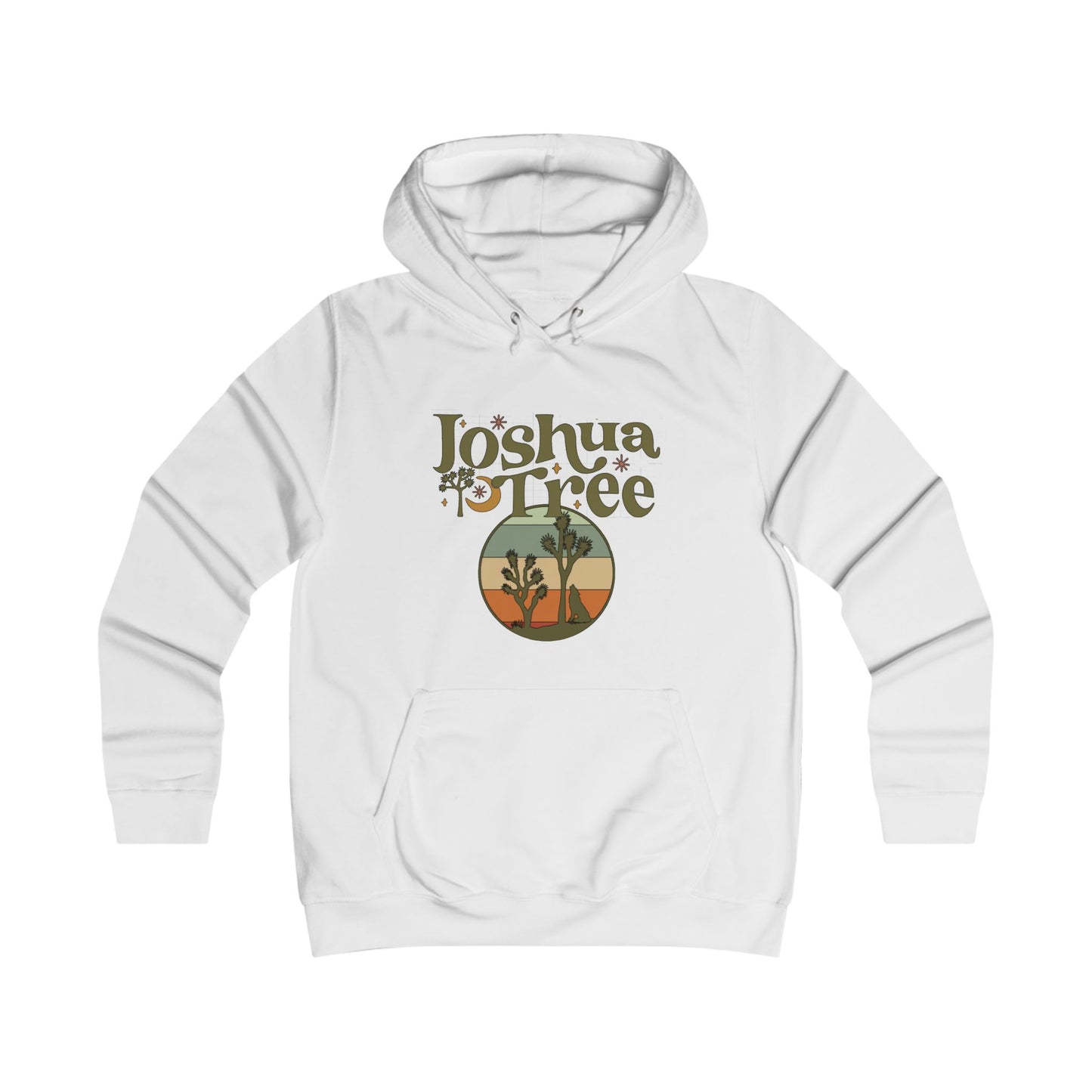 Joshua Tree Vintage Graphic Hoodie — Retro Desert Palm Sweatshirt