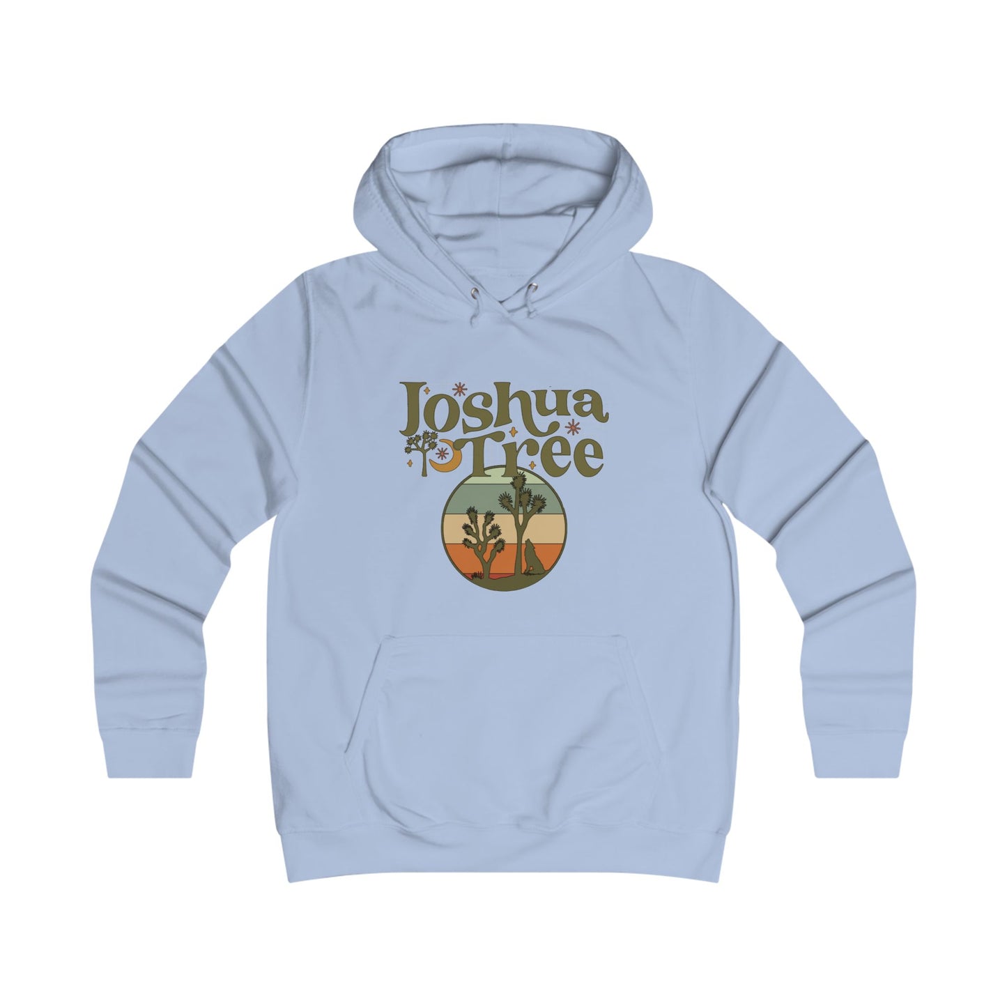 Joshua Tree Vintage Graphic Hoodie — Retro Desert Palm Sweatshirt