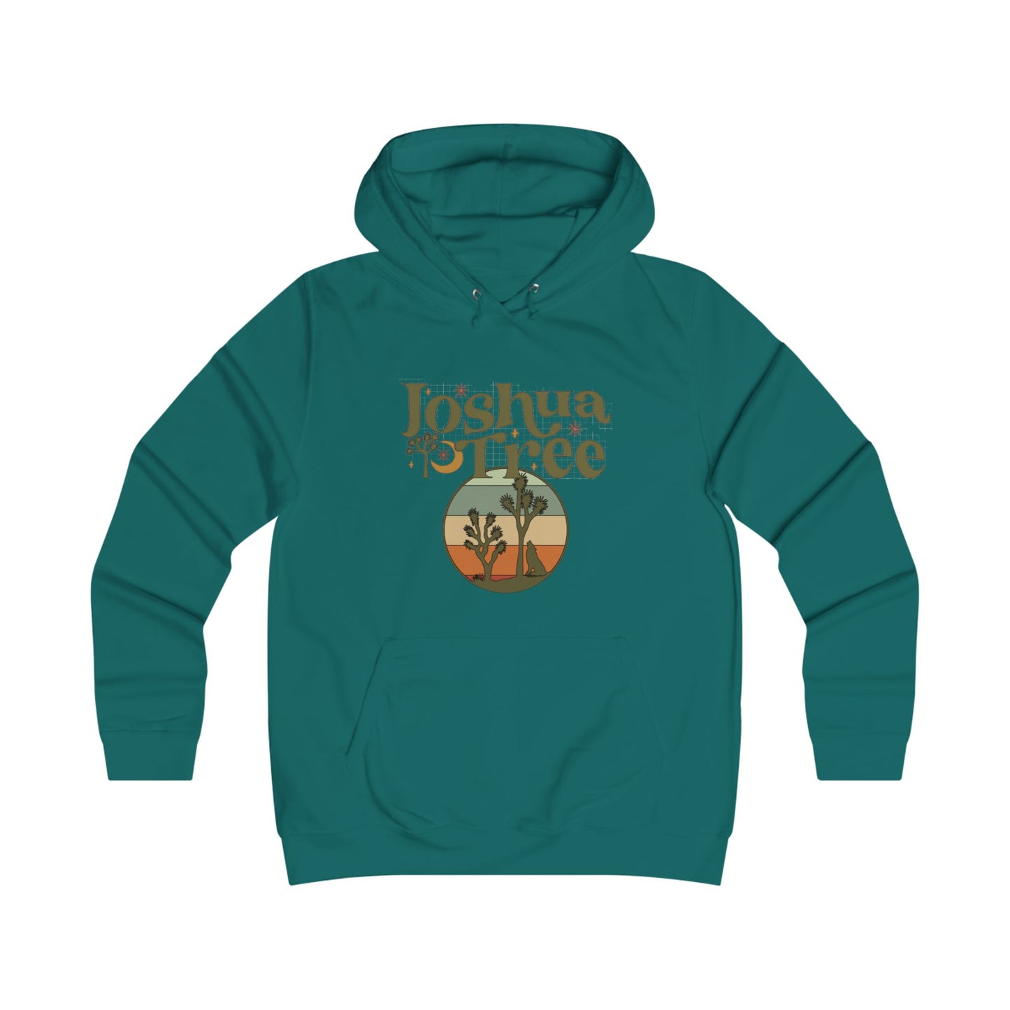 Joshua Tree Vintage Graphic Hoodie — Retro Desert Palm Sweatshirt
