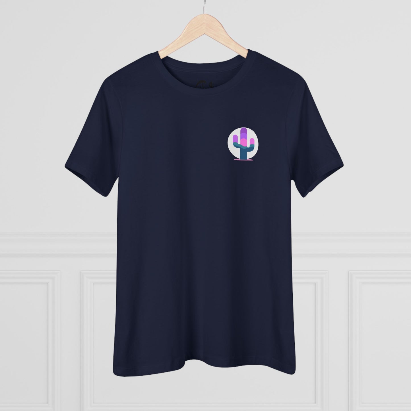 Sunset Cactus Logo- Women's Tee