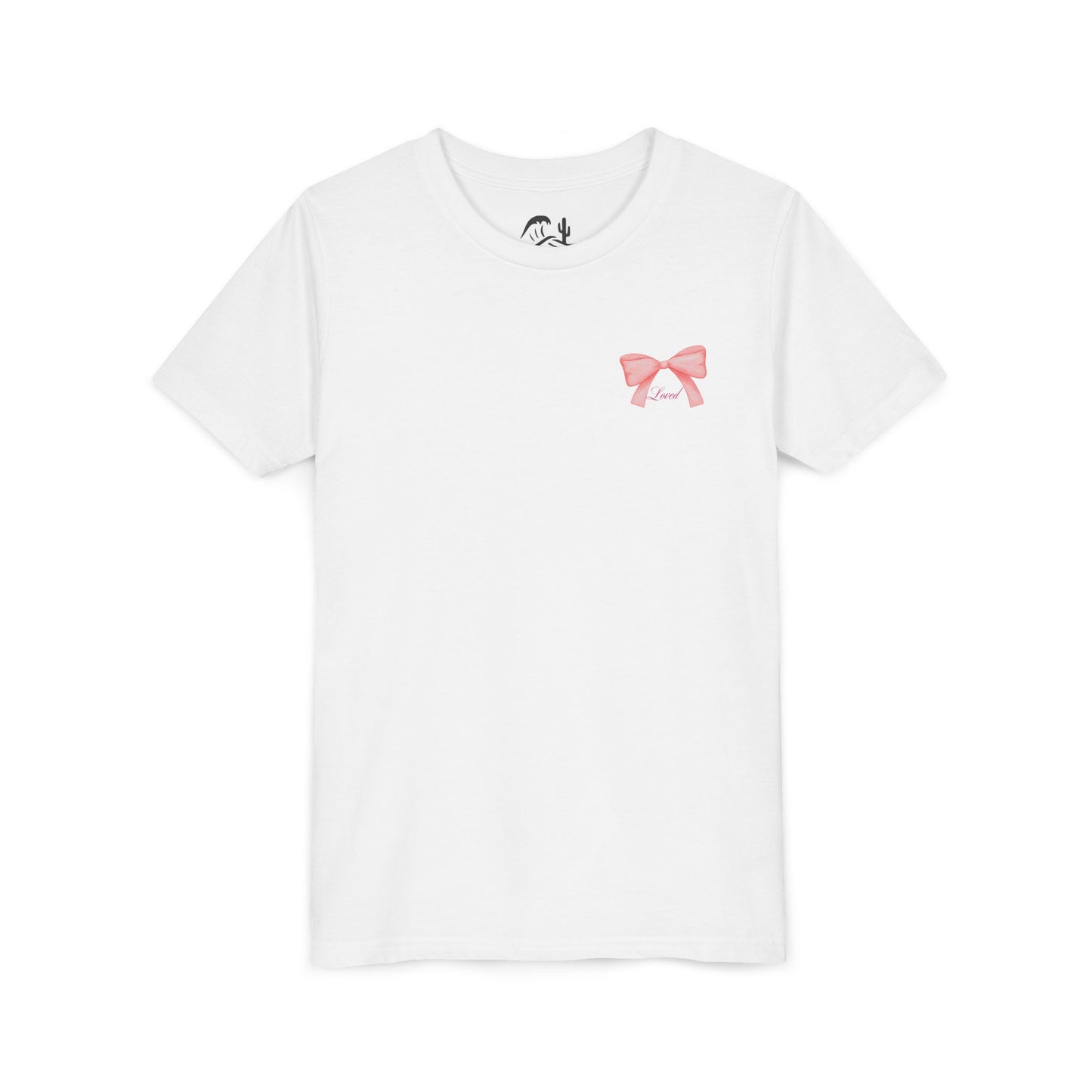 Pink Bow Graphic Youth Tee