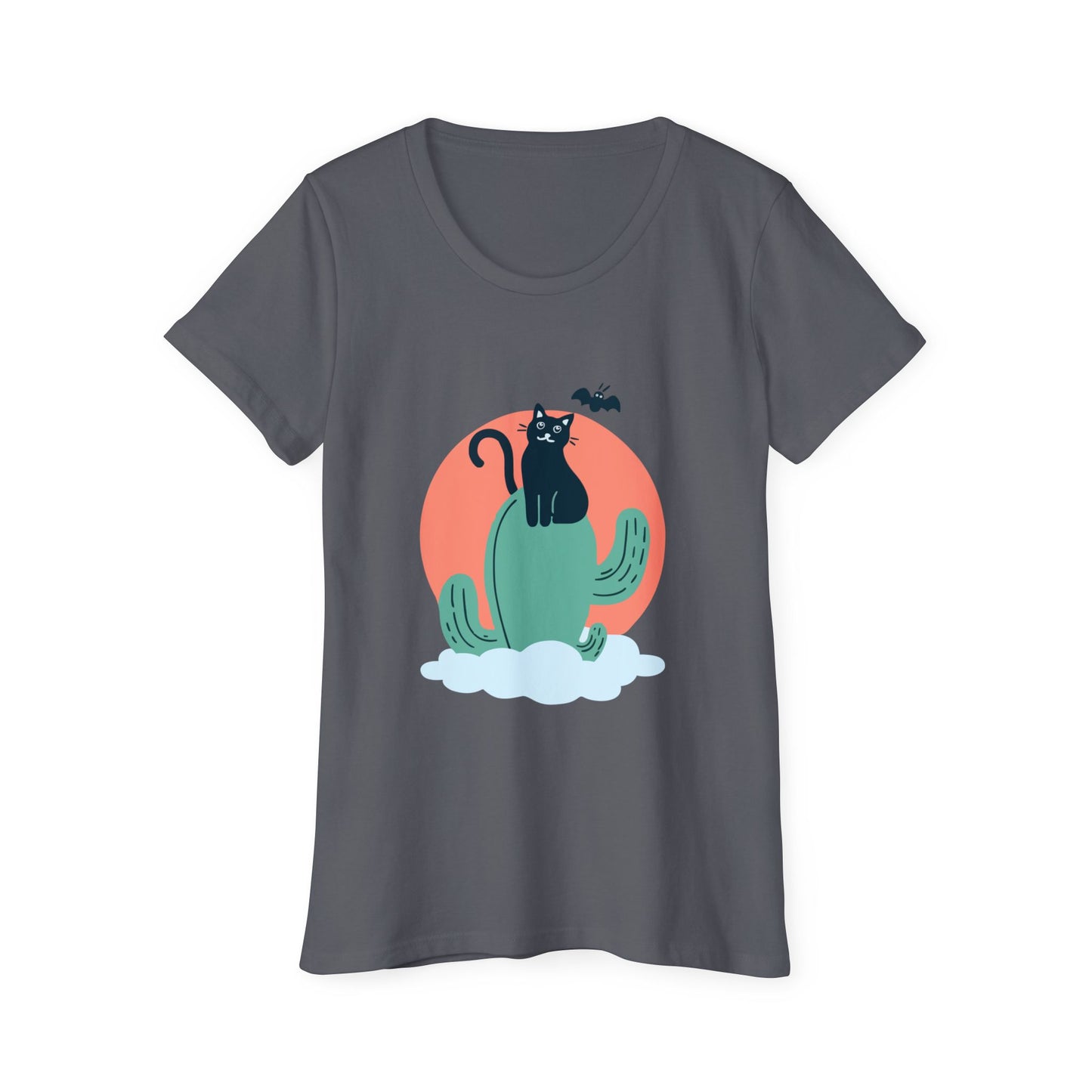 Halloween Cat Women's Organic Short Sleeve T-Shirt