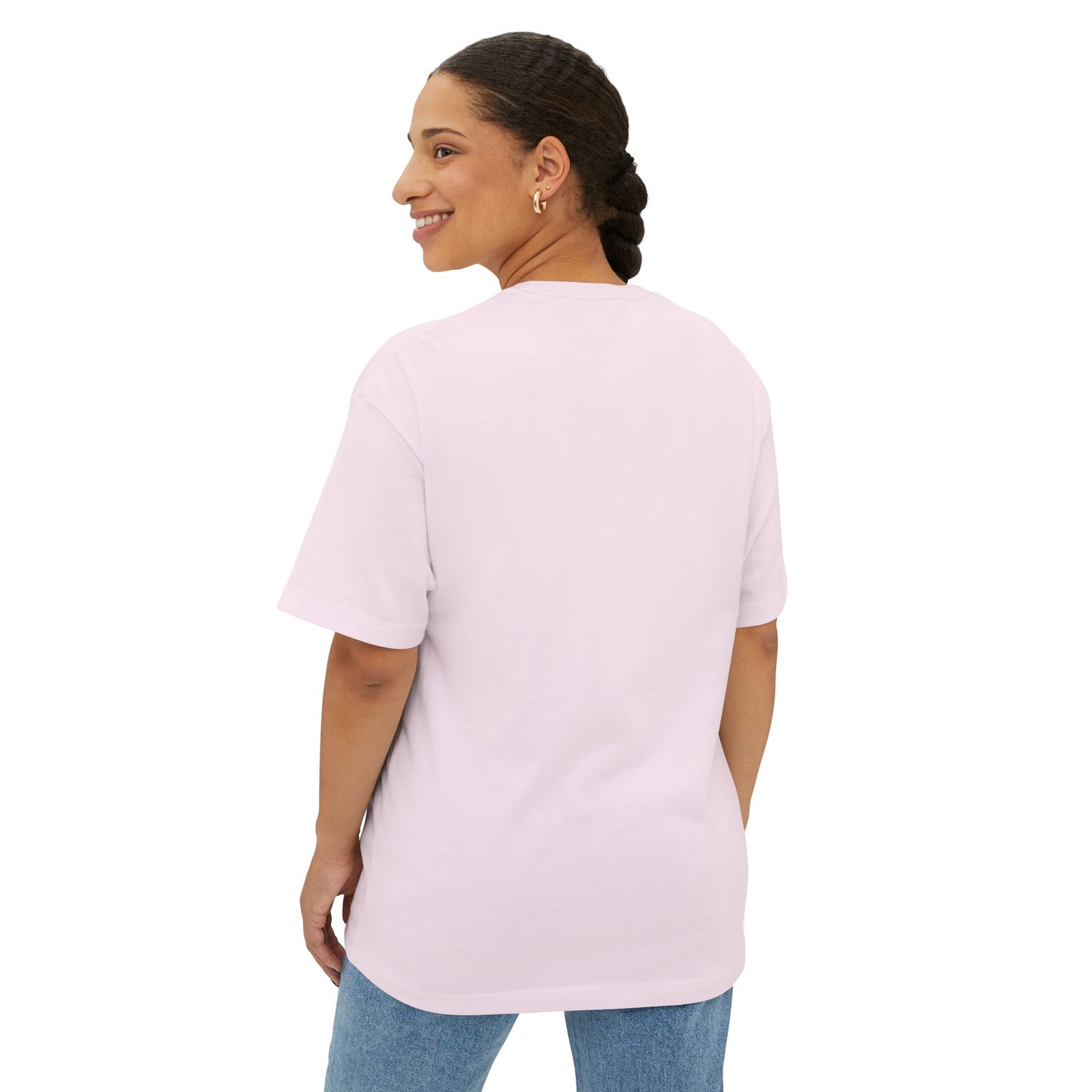 Smiley Checkerboard Oversized T-Shirt