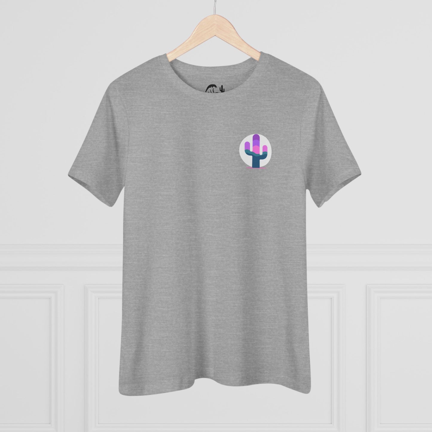 Sunset Cactus Logo- Women's Tee