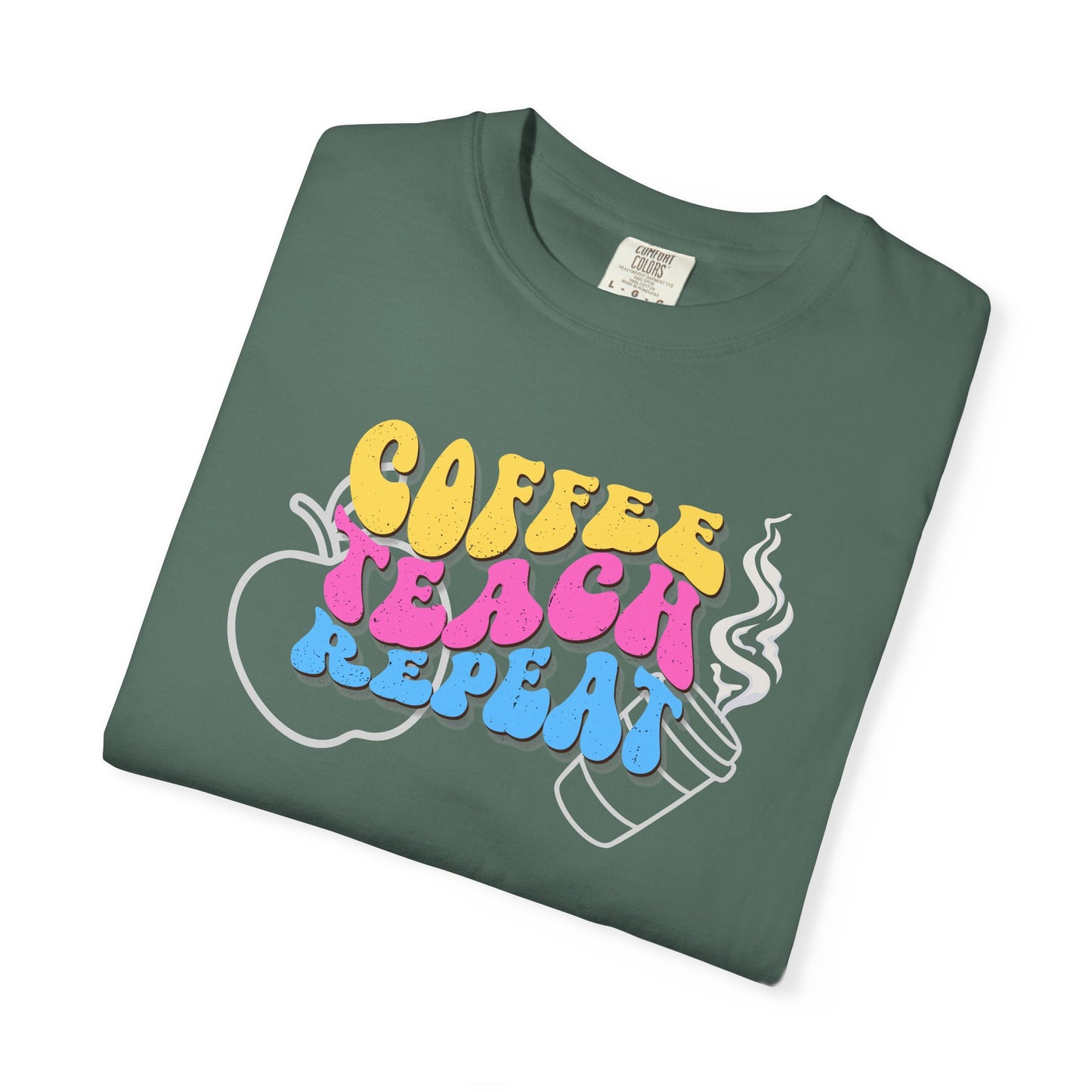 Coffee Teach Repeat T-Shirt