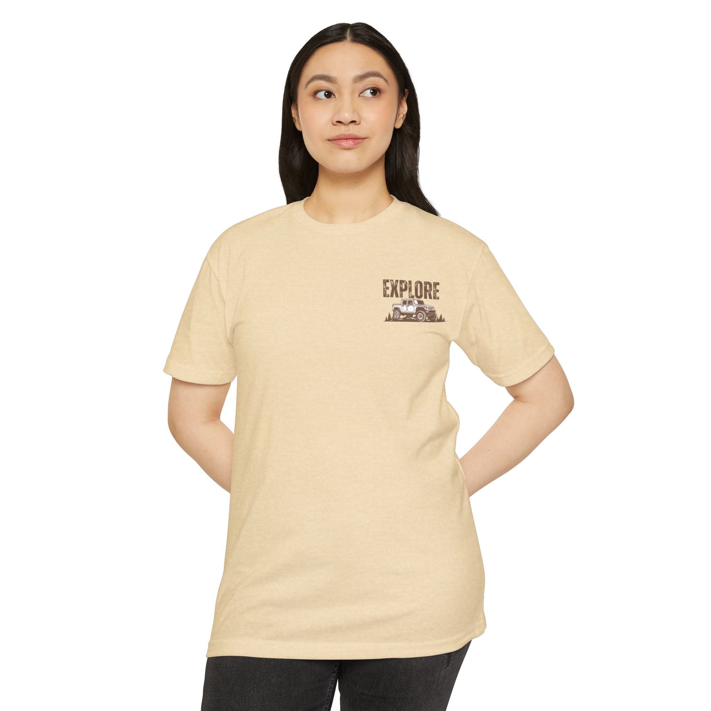 Explore The Wild Jeep T-Shirt — Adventure Off-Road Graphic Tee