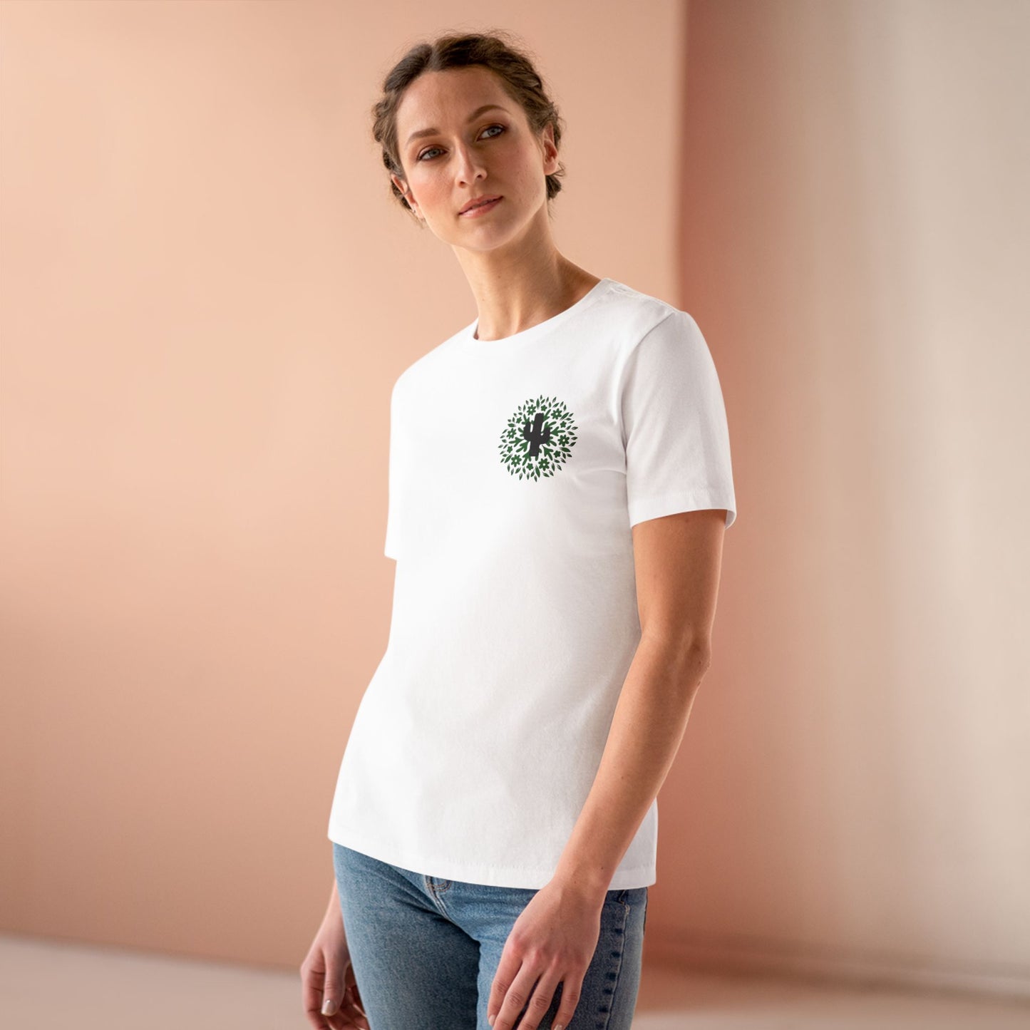 Floral Cross Cactus Graphic tee