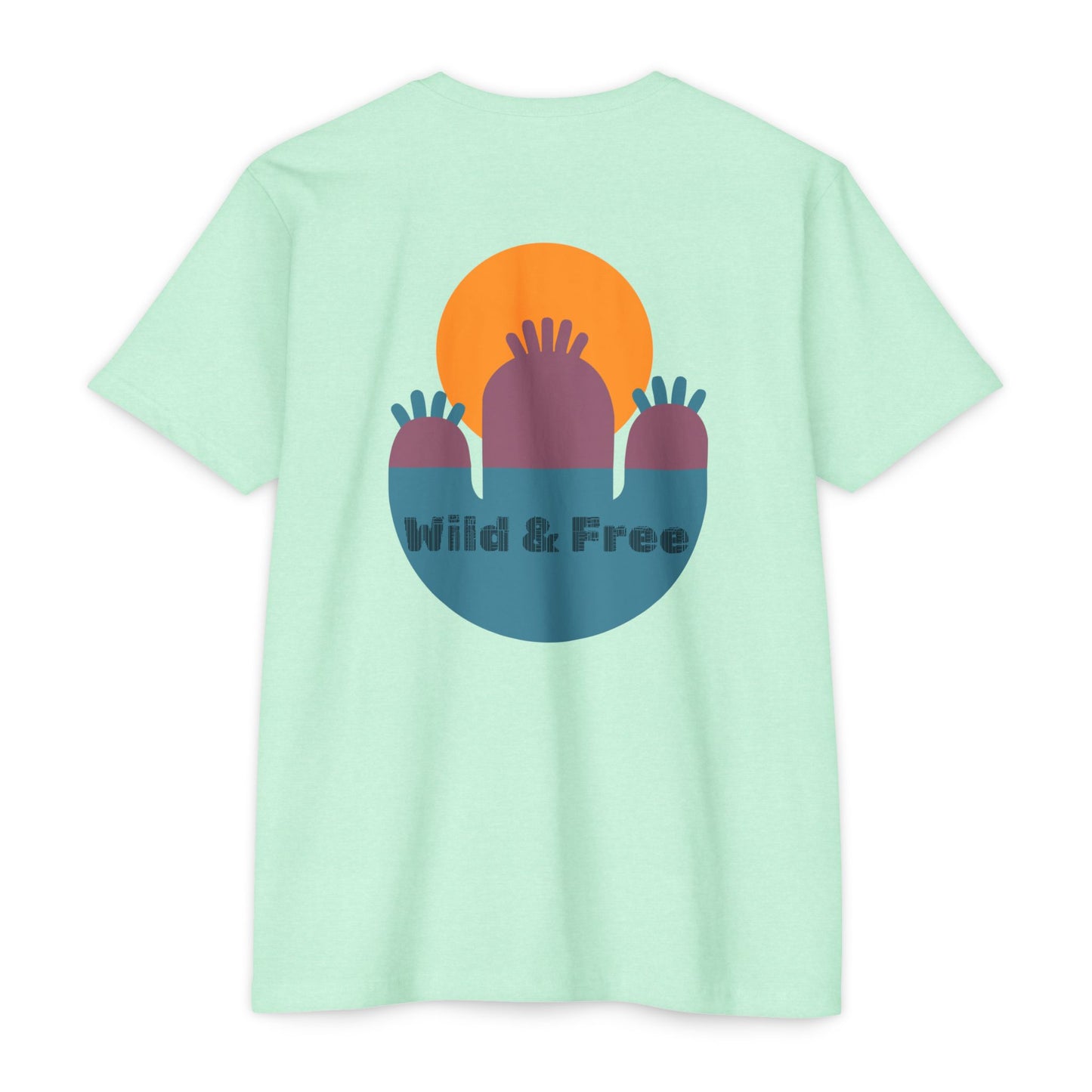 Wild & Free Cactus T-Shirt — Retro Desert Graphic Tee