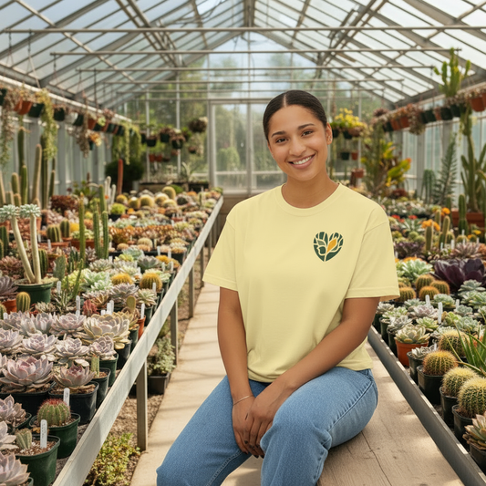 Succulent Boxy Tee