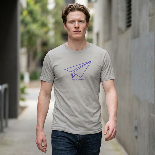 Paper Airplane Graphic Tee