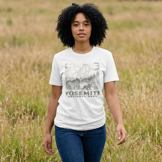 Yosemite National Park Bear Graphic Tee