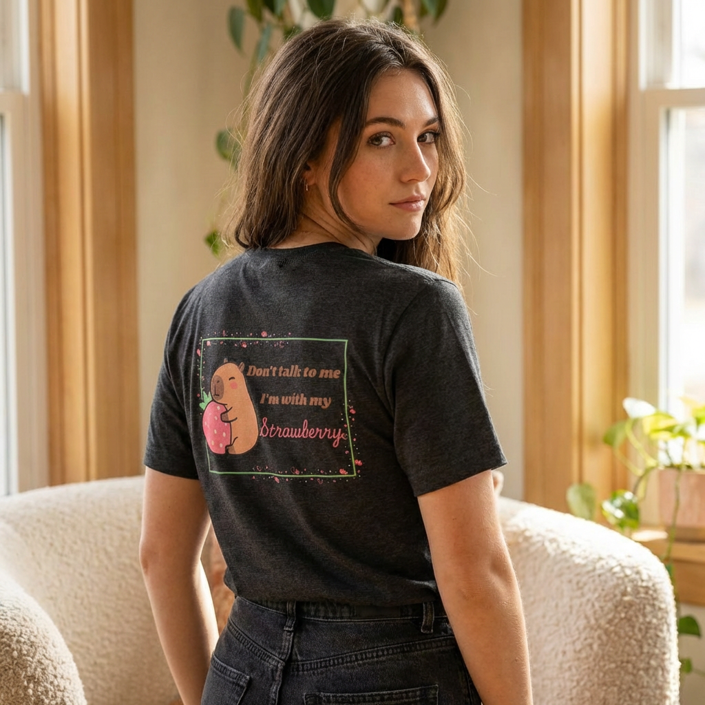 Strawberry Capybara Tee