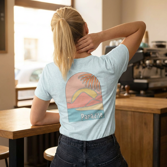 Paradise Palm Sunset T‑Shirt