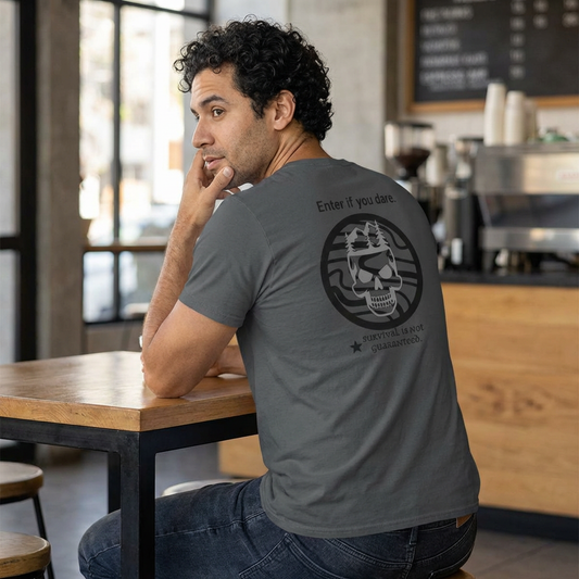 Enter If You Dare Tee — "Survival Is Not Guaranteed" Graphic T‑Shirt