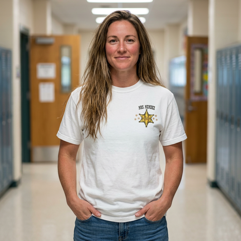 Fourth Grade T-Shirt — Cute Cowboy School Spirit Tee