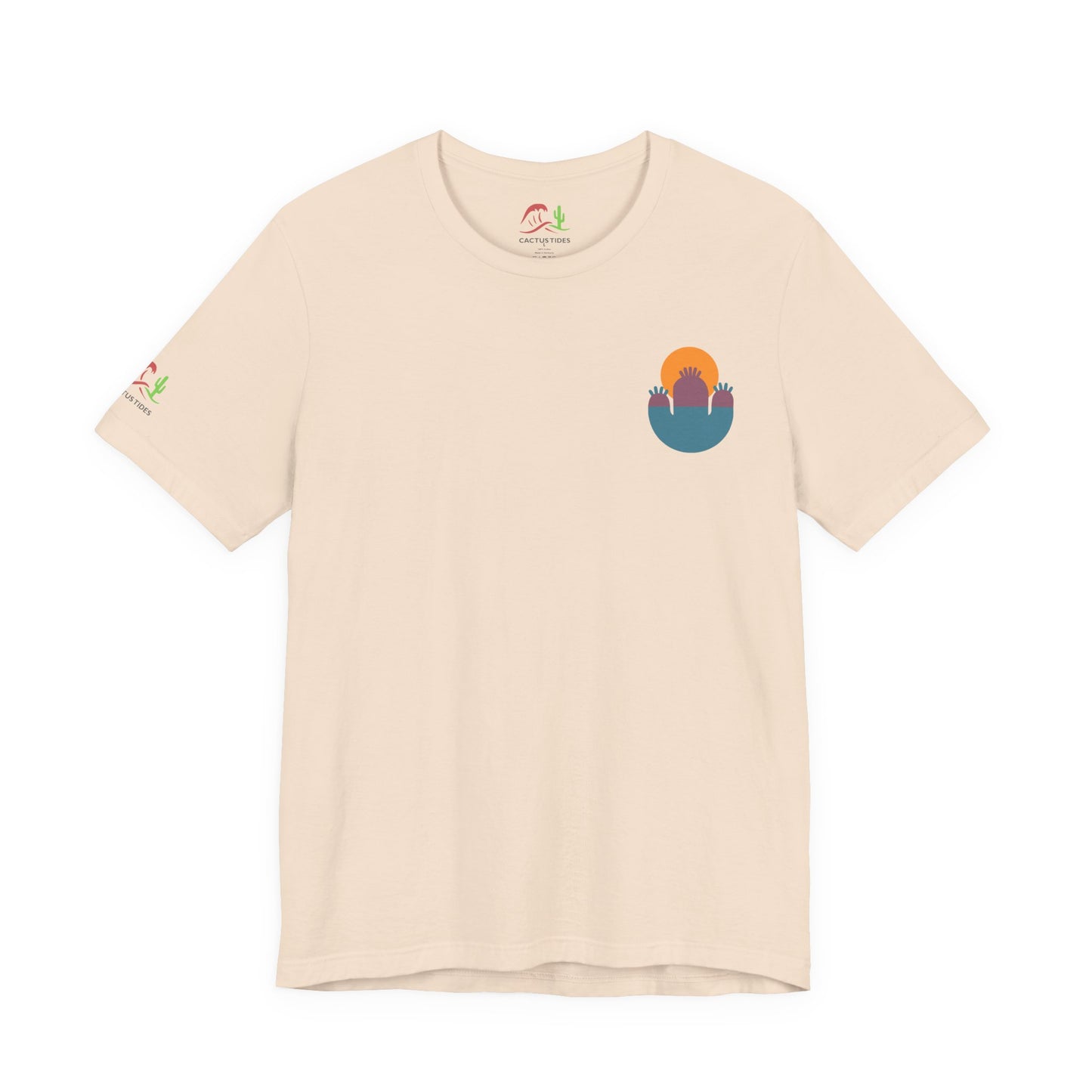 Abstract Sunset Cactus Unisex Jersey Tee